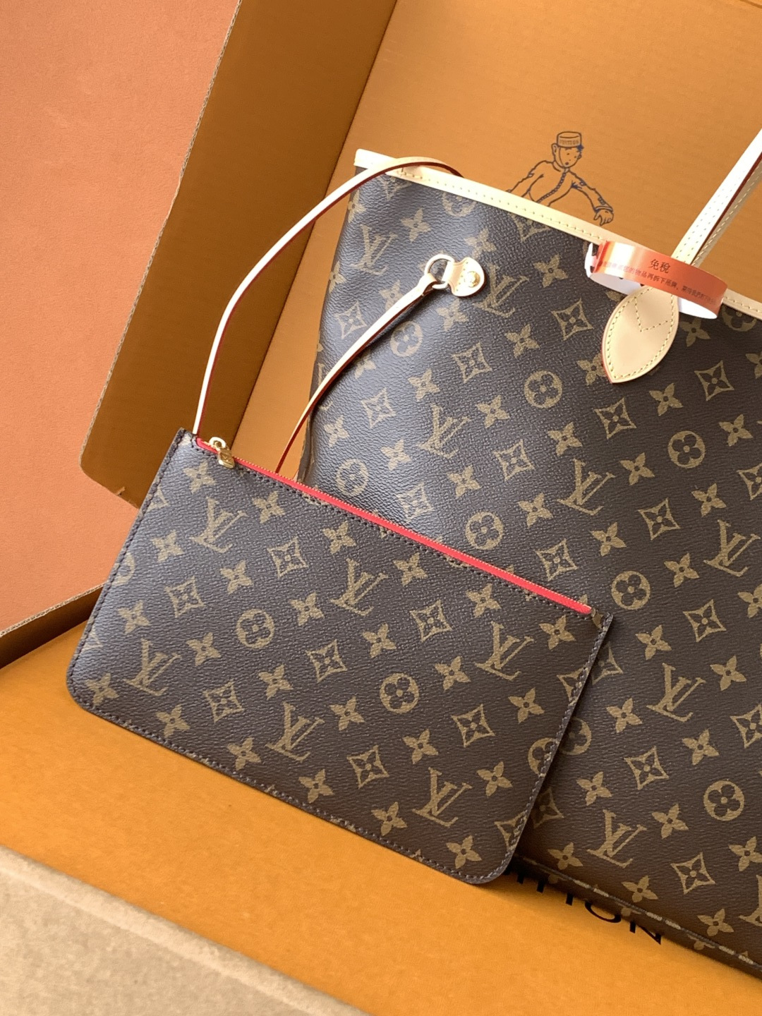 Louis Vuitton Tote Bag Canvas 19cm-m-l
