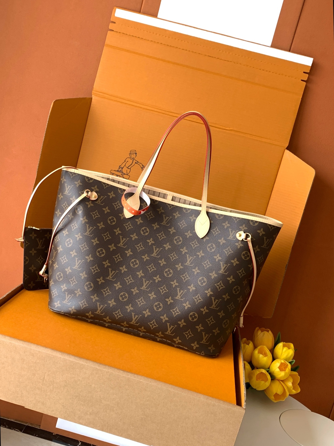 Louis Vuitton Tote Bag Canvas 19cm-m-l