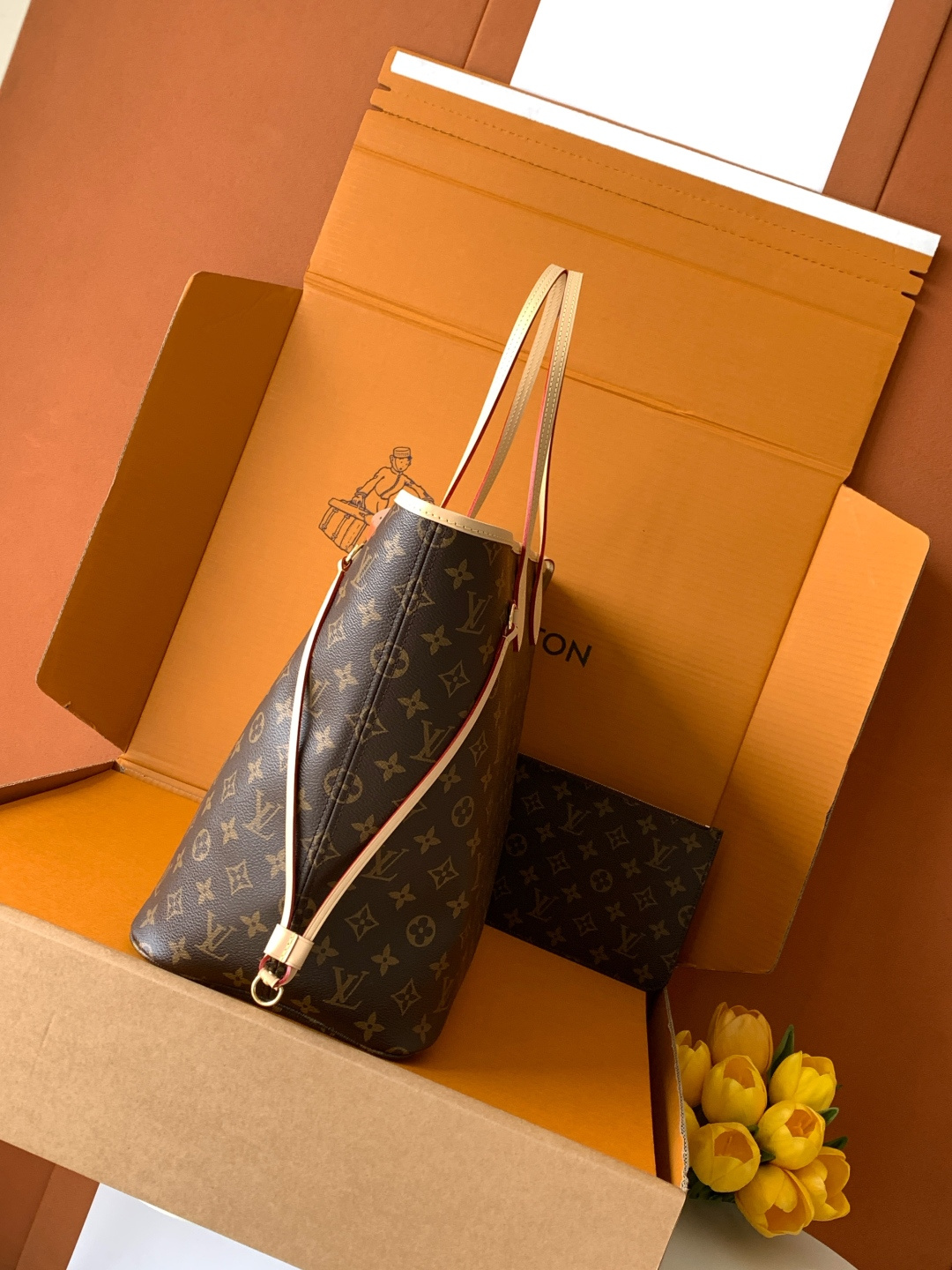 Louis Vuitton Tote Bag Canvas 19cm-m-l