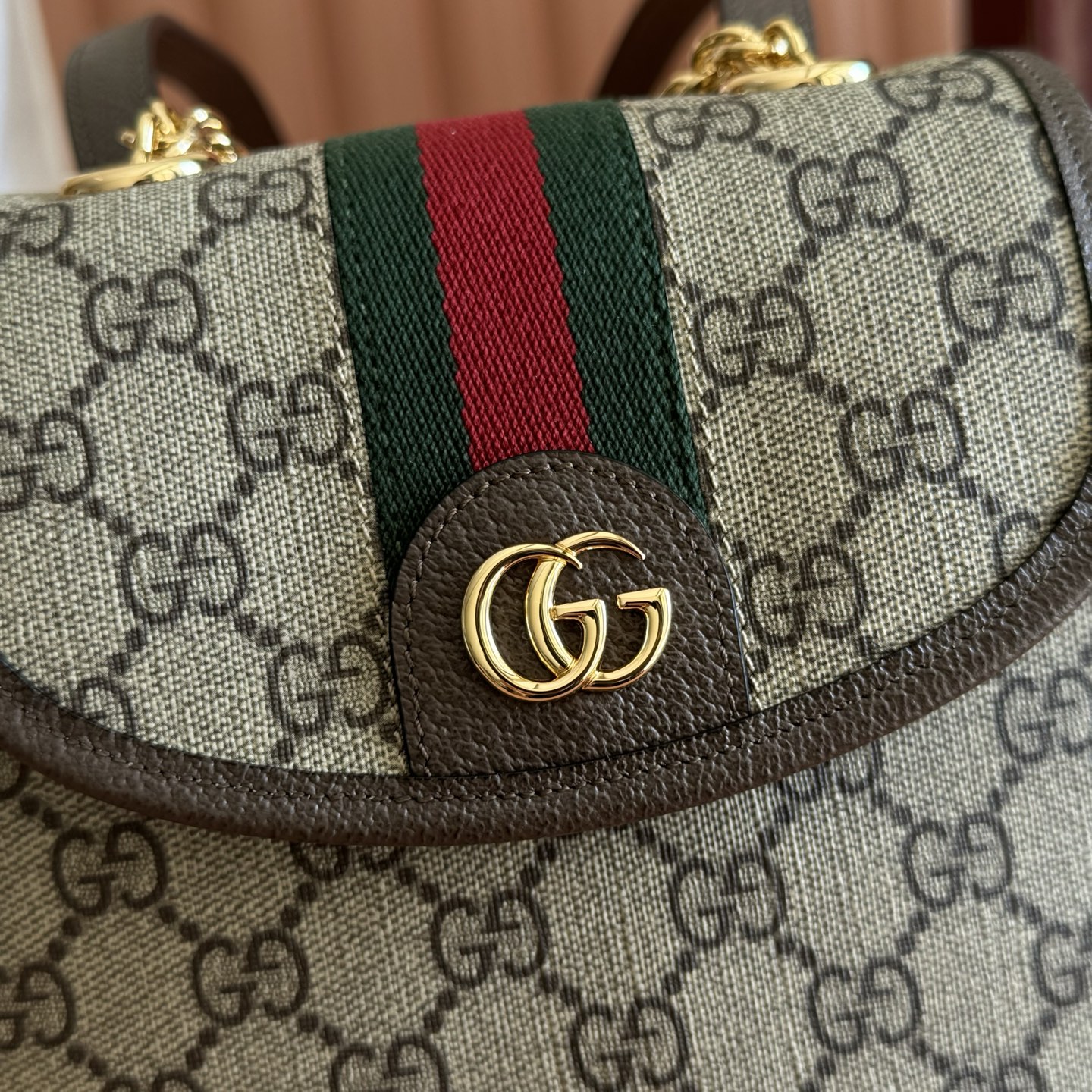 Gucci Backpack Canvas White M-l-s