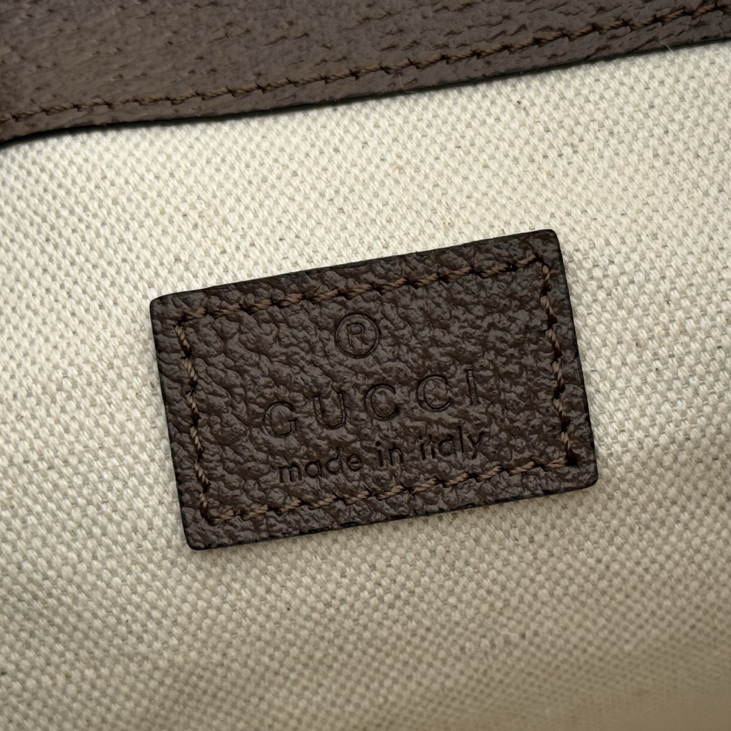 Gucci Backpack Canvas White M-l-s