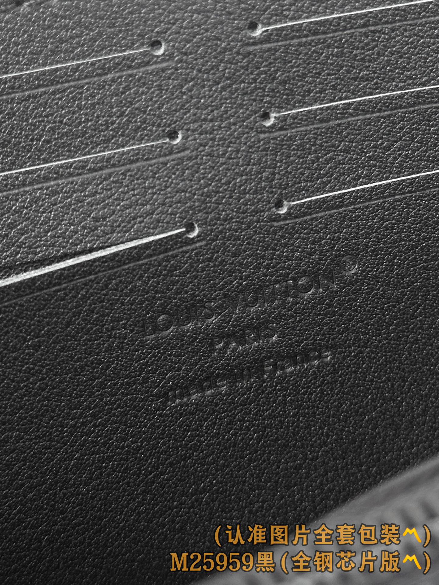 Louis Vuitton Basic Bag Cow Leather Black M-l-s