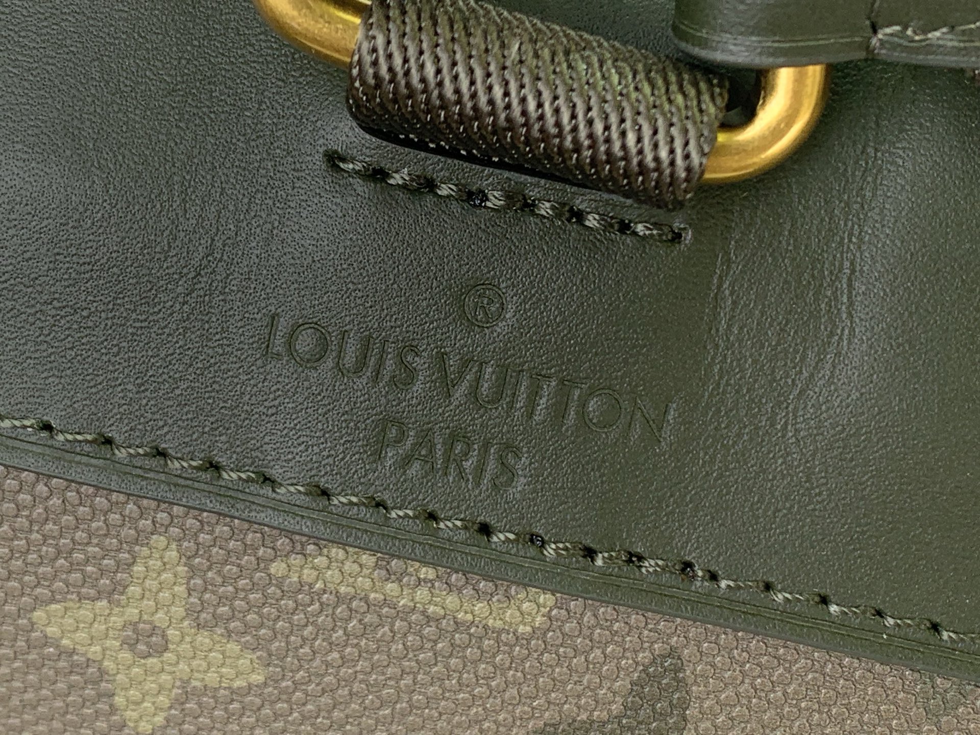 Louis Vuitton Backpack Cow Leather Brown M-l-s