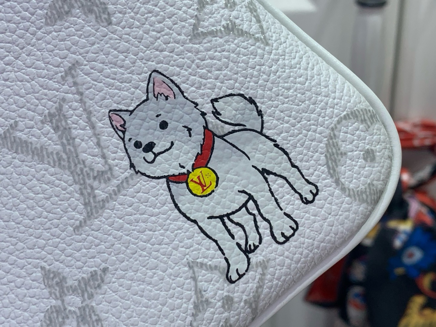 Louis Vuitton Basic Bag Cow Leather White M-s