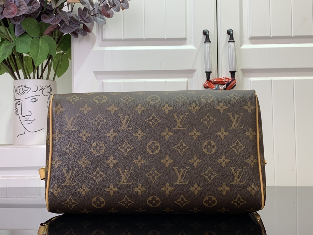 Louis Vuitton Basic Bag Canvas Black M-s