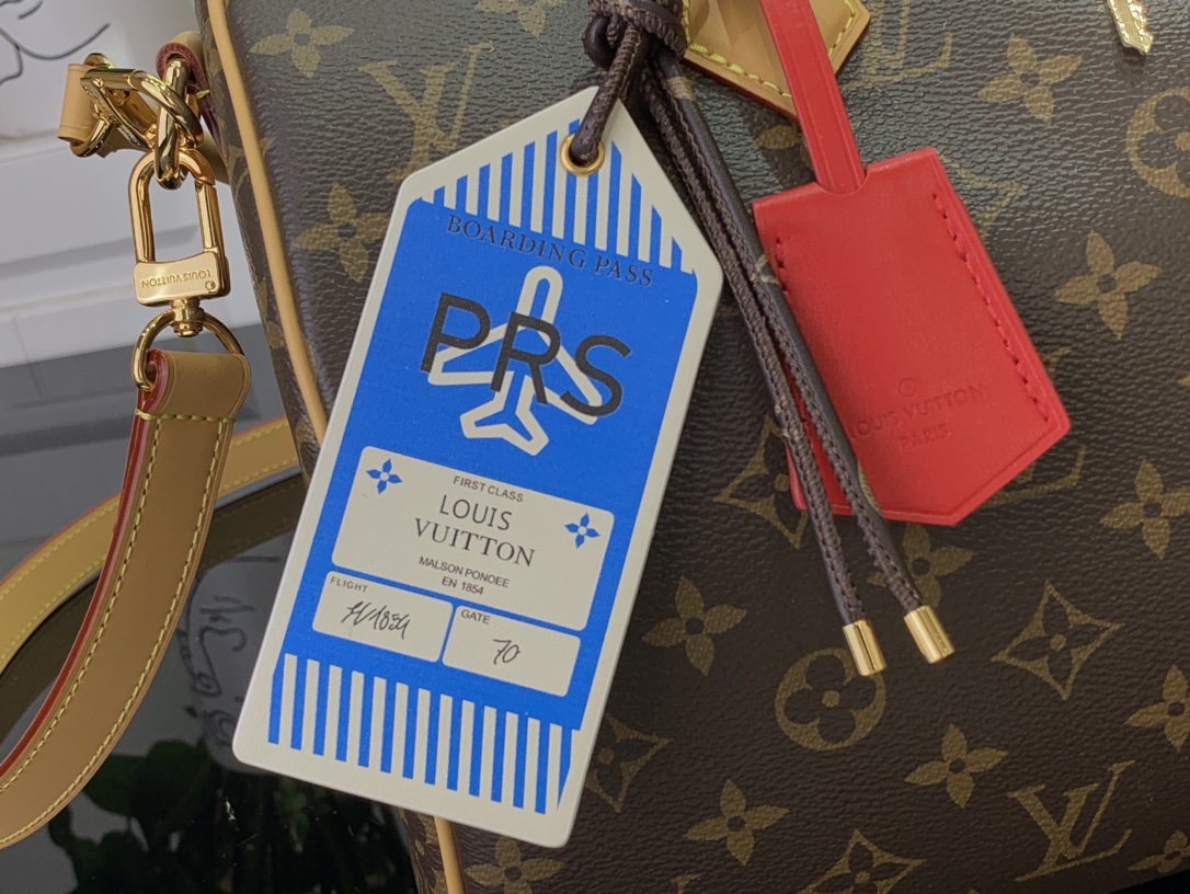 Louis Vuitton Basic Bag Canvas Black M-s