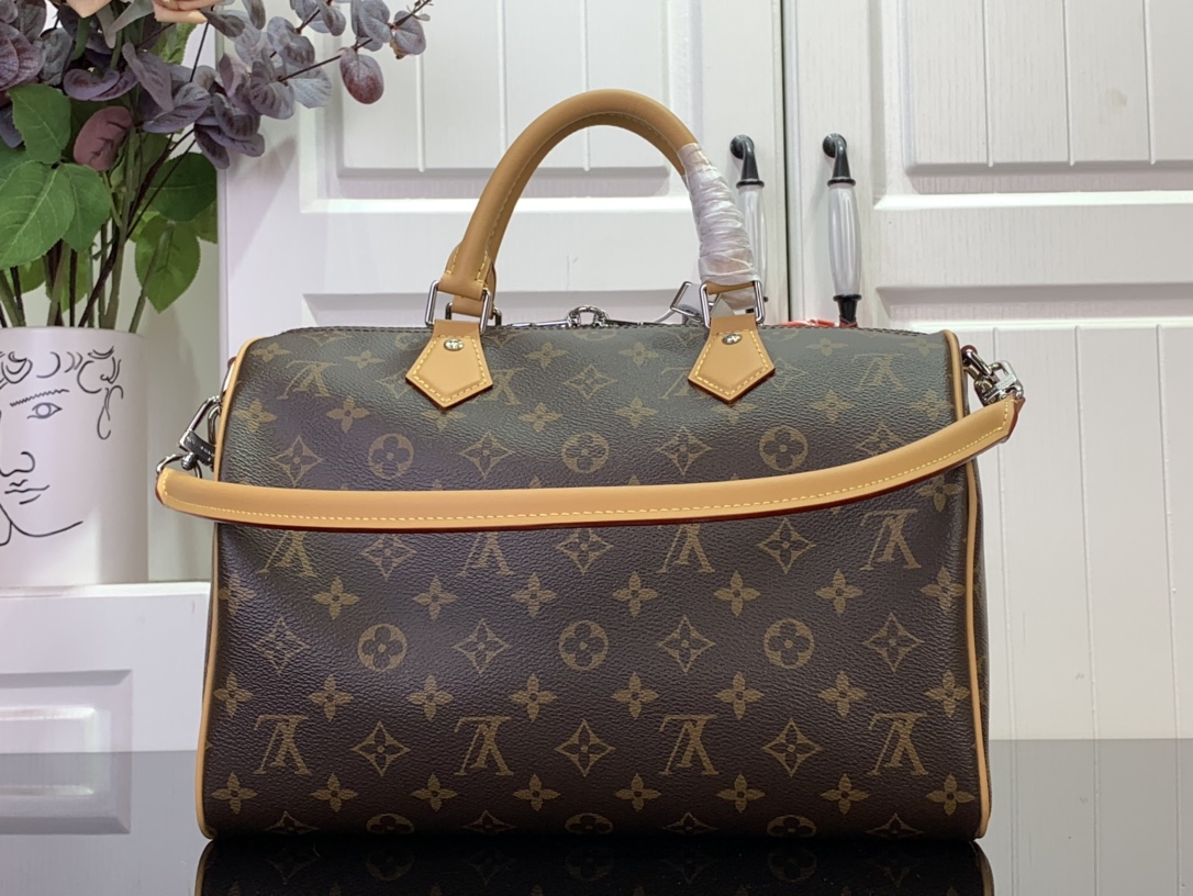 Louis Vuitton Basic Bag Canvas Black M-s