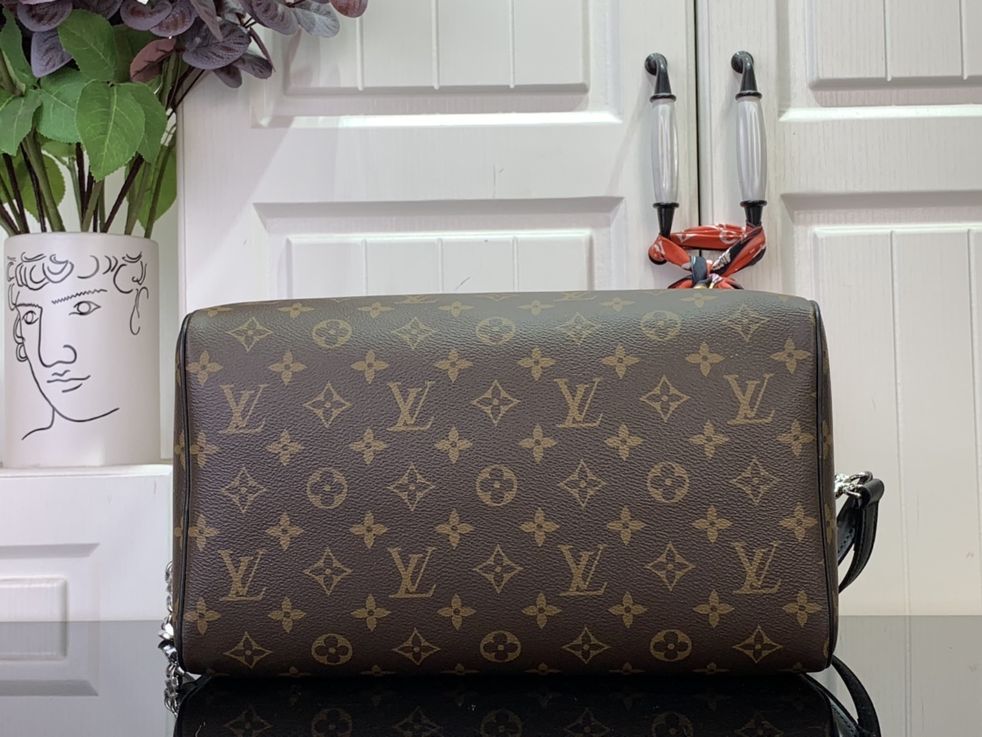 Louis Vuitton Basic Bag Canvas Black M-s