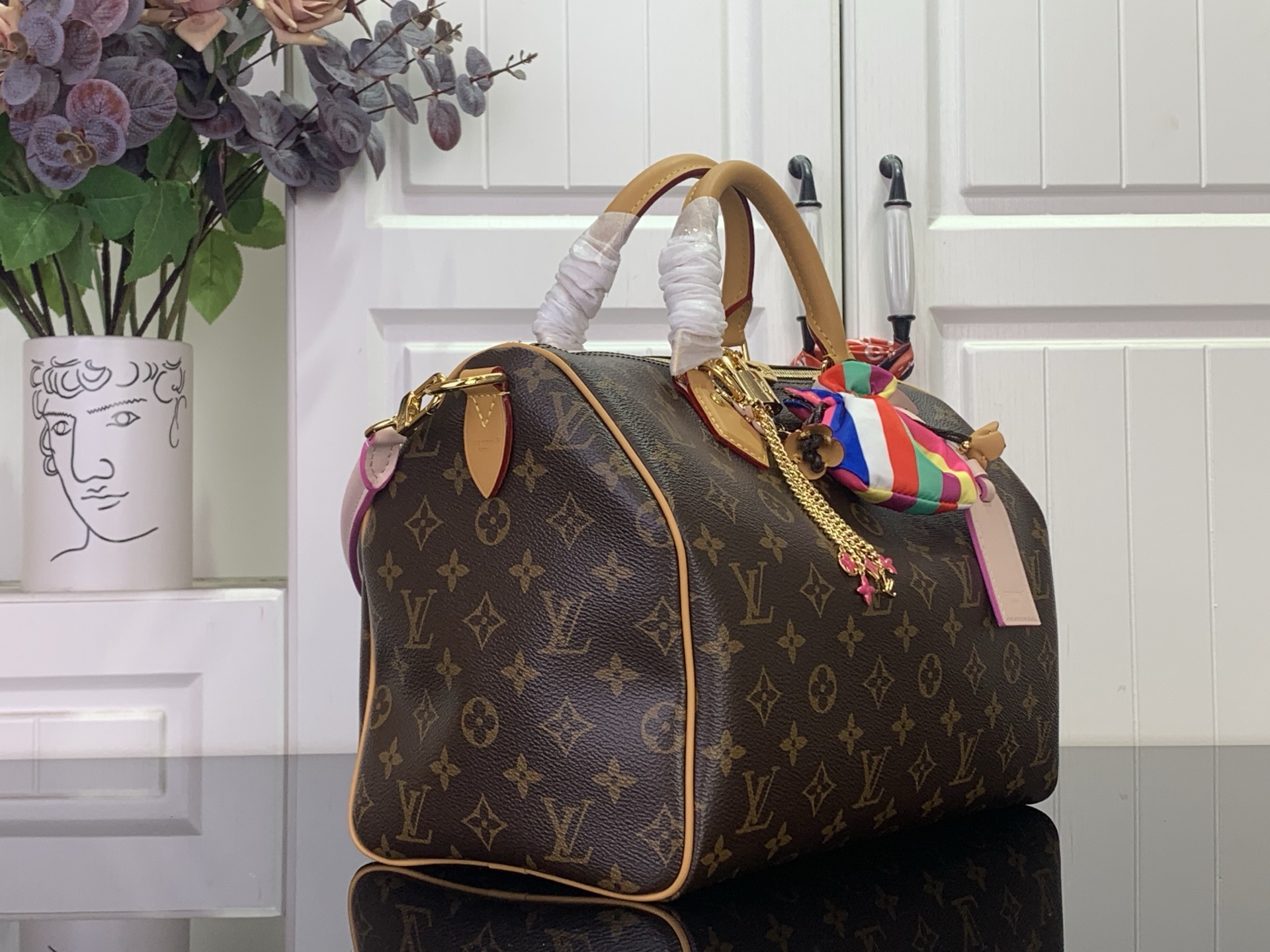Louis Vuitton Basic Bag Canvas Black M-s