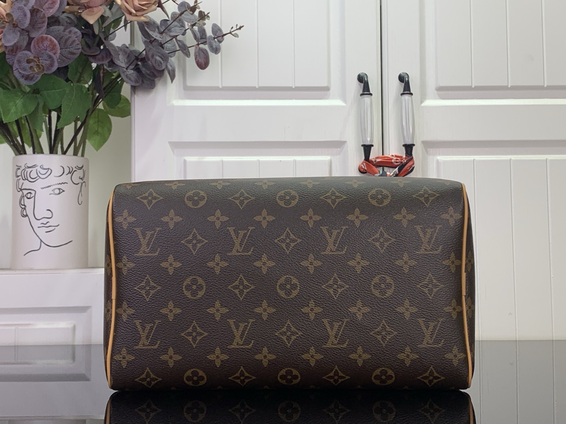 Louis Vuitton Basic Bag Canvas Black M-s
