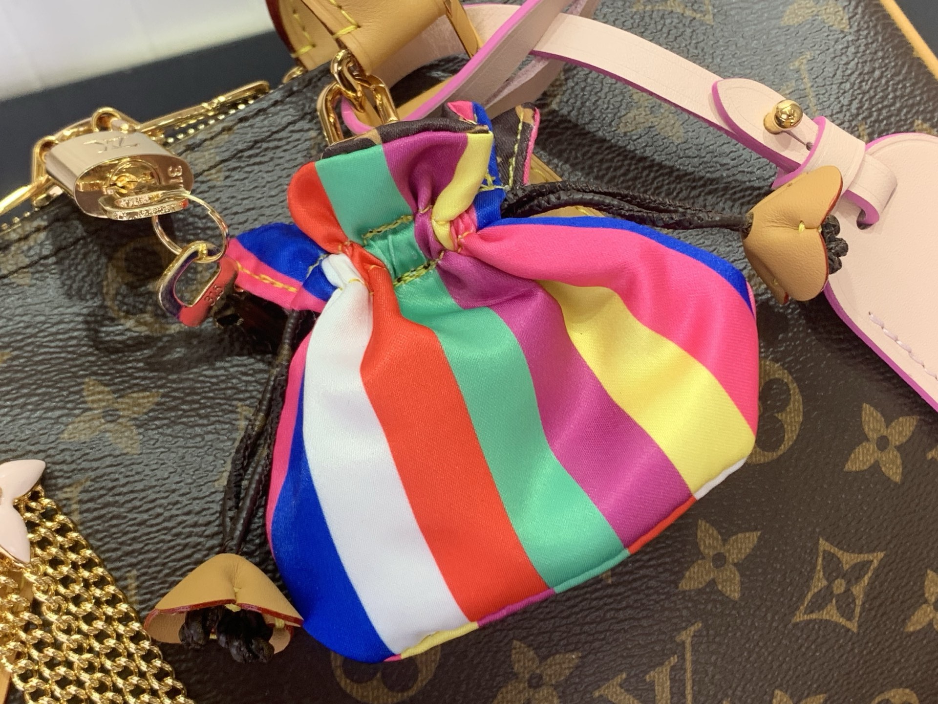 Louis Vuitton Basic Bag Canvas Black M-s