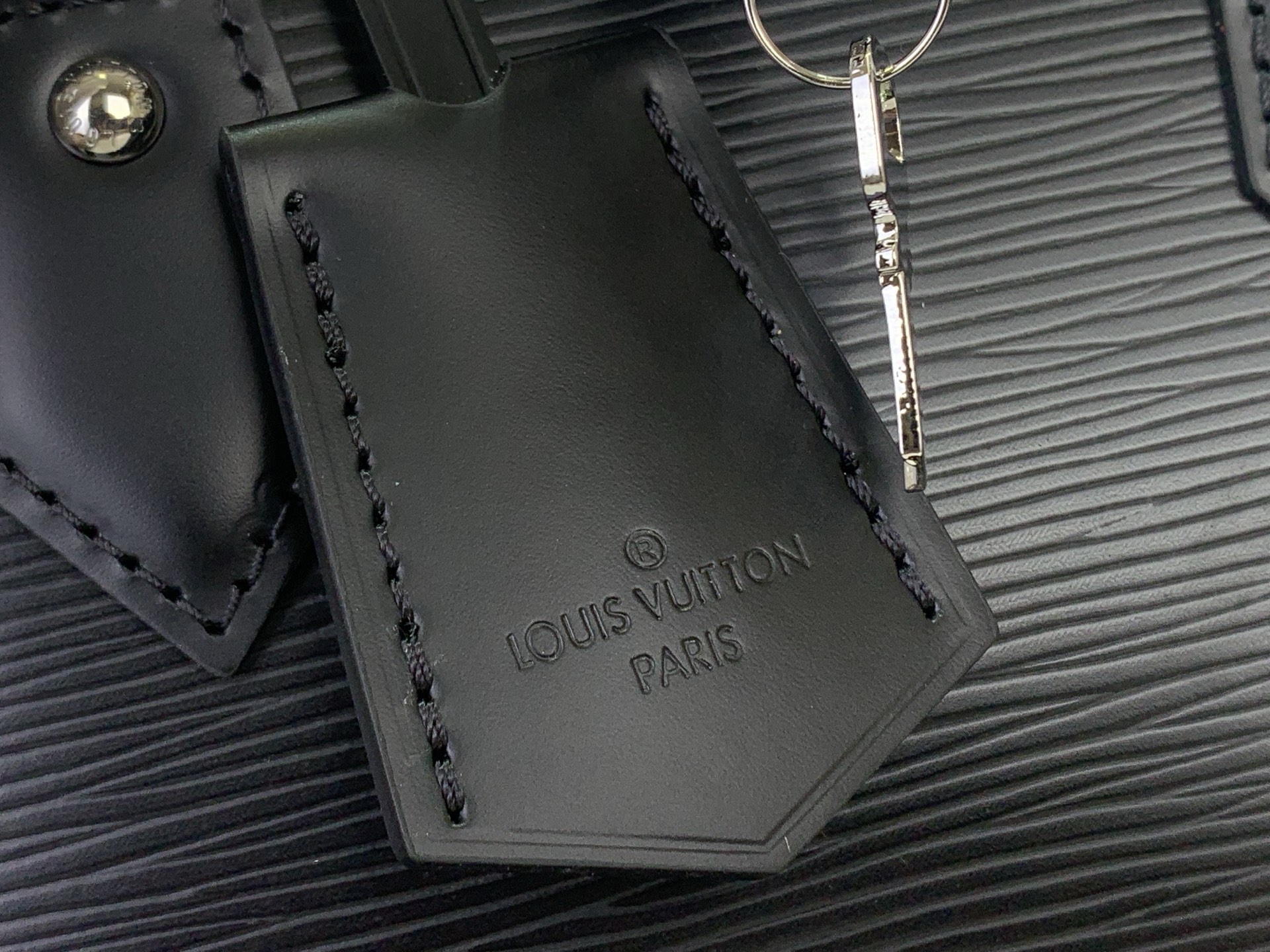 Louis Vuitton Tote Bag Black M-l-s