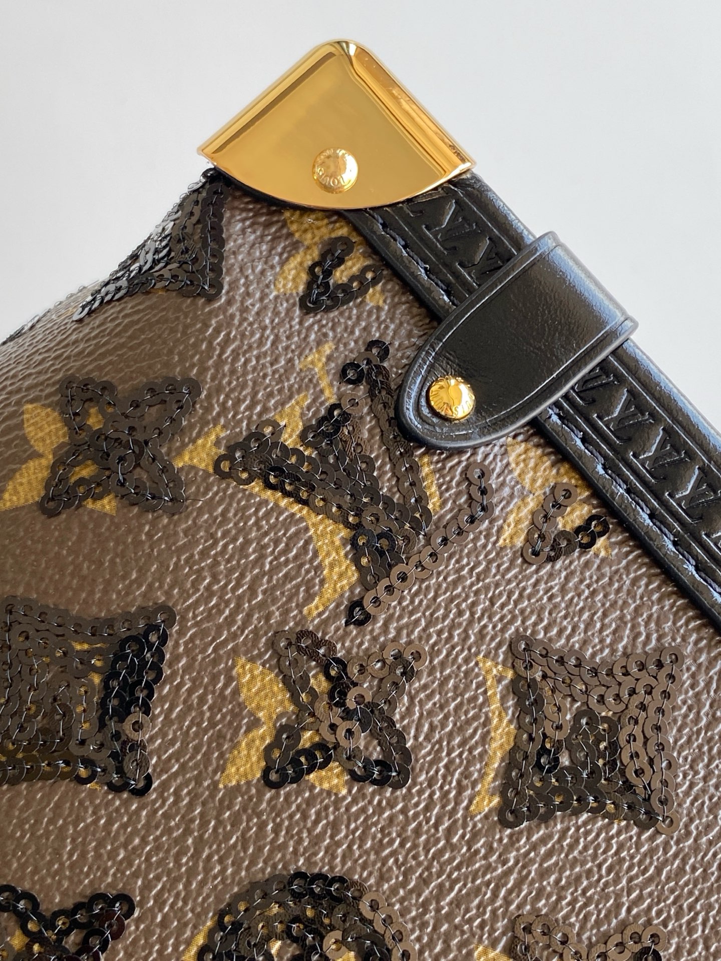 Louis Vuitton Basic Bag Canvas Gold M-l-s