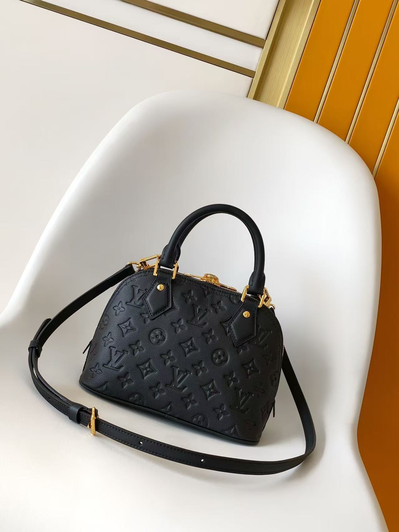 Louis Vuitton Basic Bag Cow Leather M-l-s