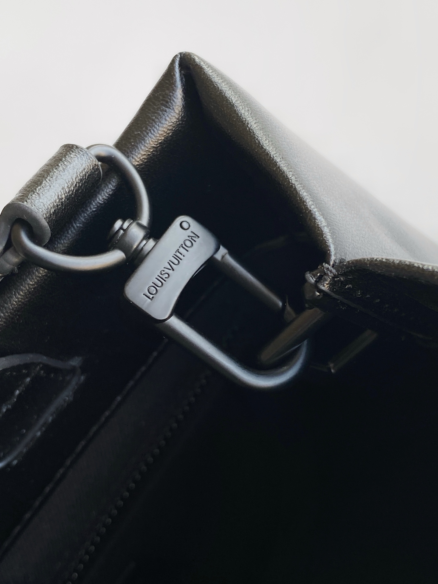 Louis Vuitton Tote Bag Cow Leather Black M-l-s