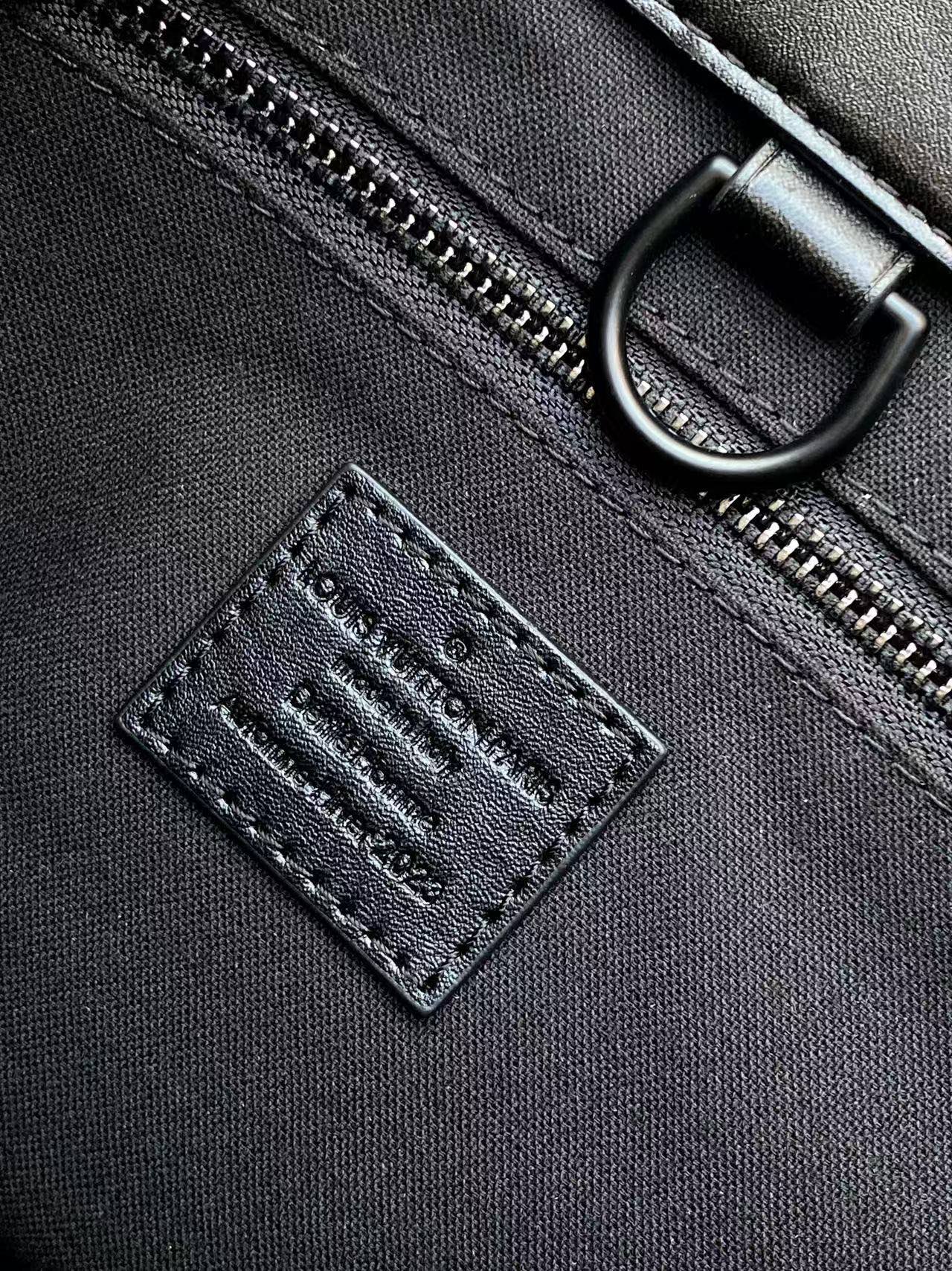 Louis Vuitton Tote Bag Cow Leather Black M-l-s