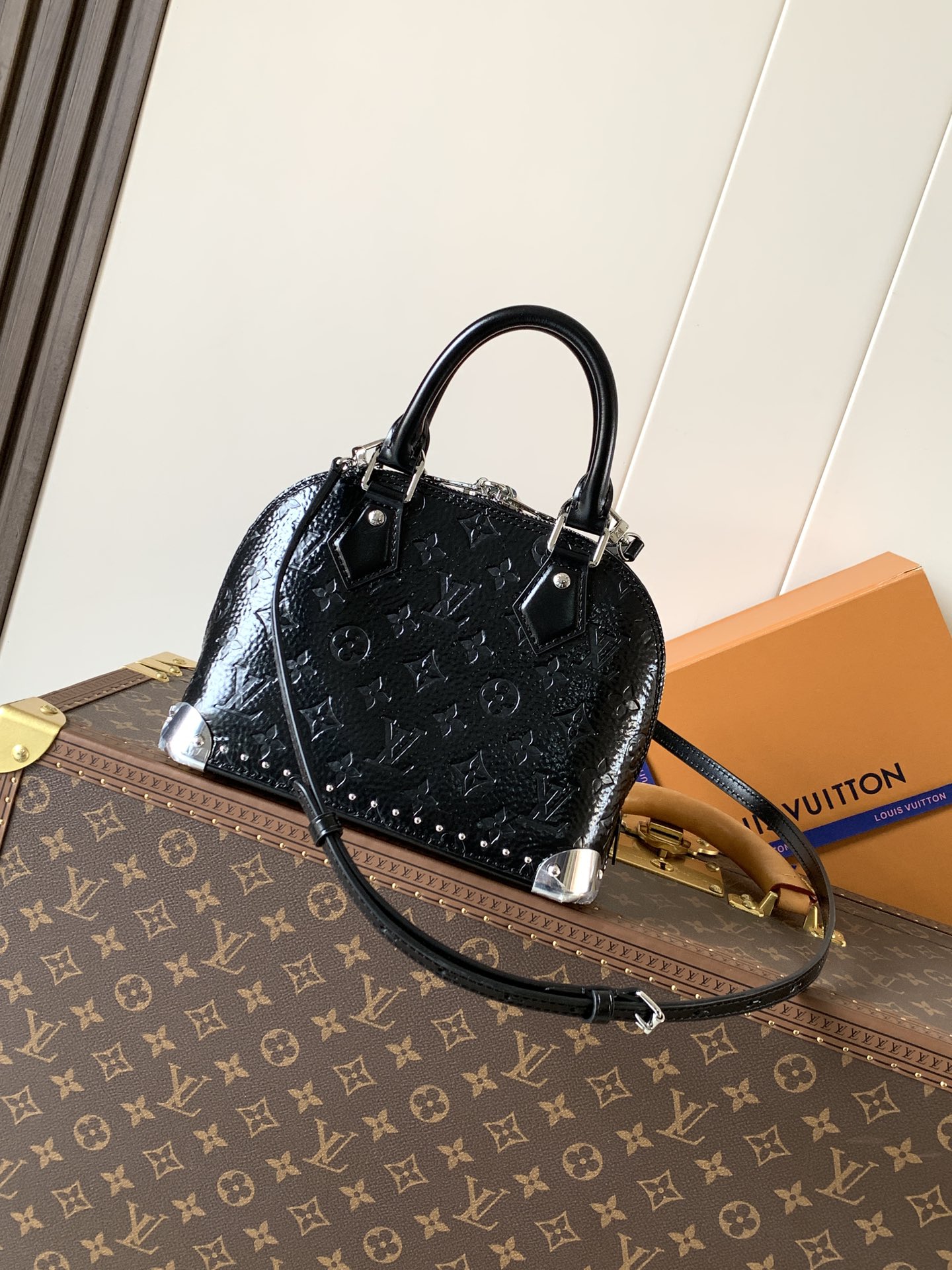 Louis Vuitton Basic Bag Cow Leather M-l-s