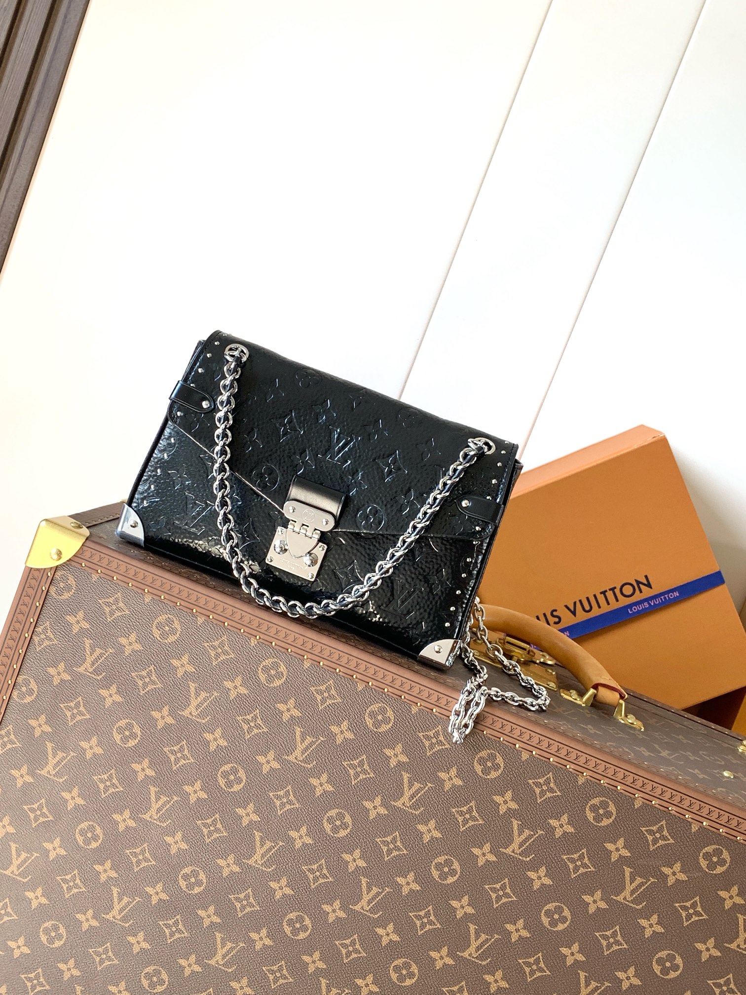 Louis Vuitton Basic Bag Cow Leather M-l-s