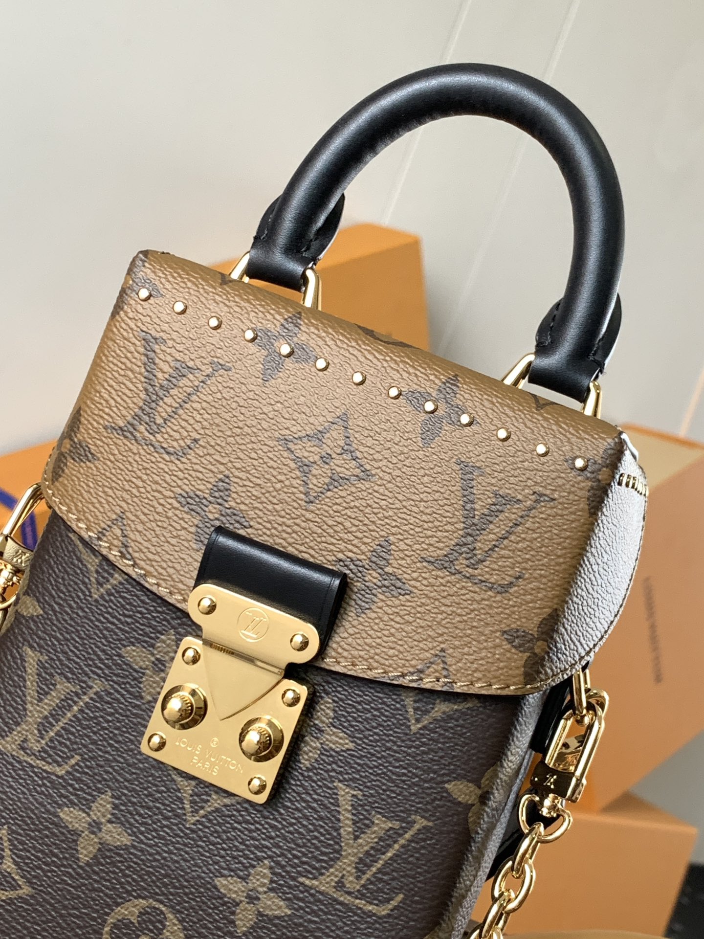 Louis Vuitton Basic Bag Cow Leather M-l-s