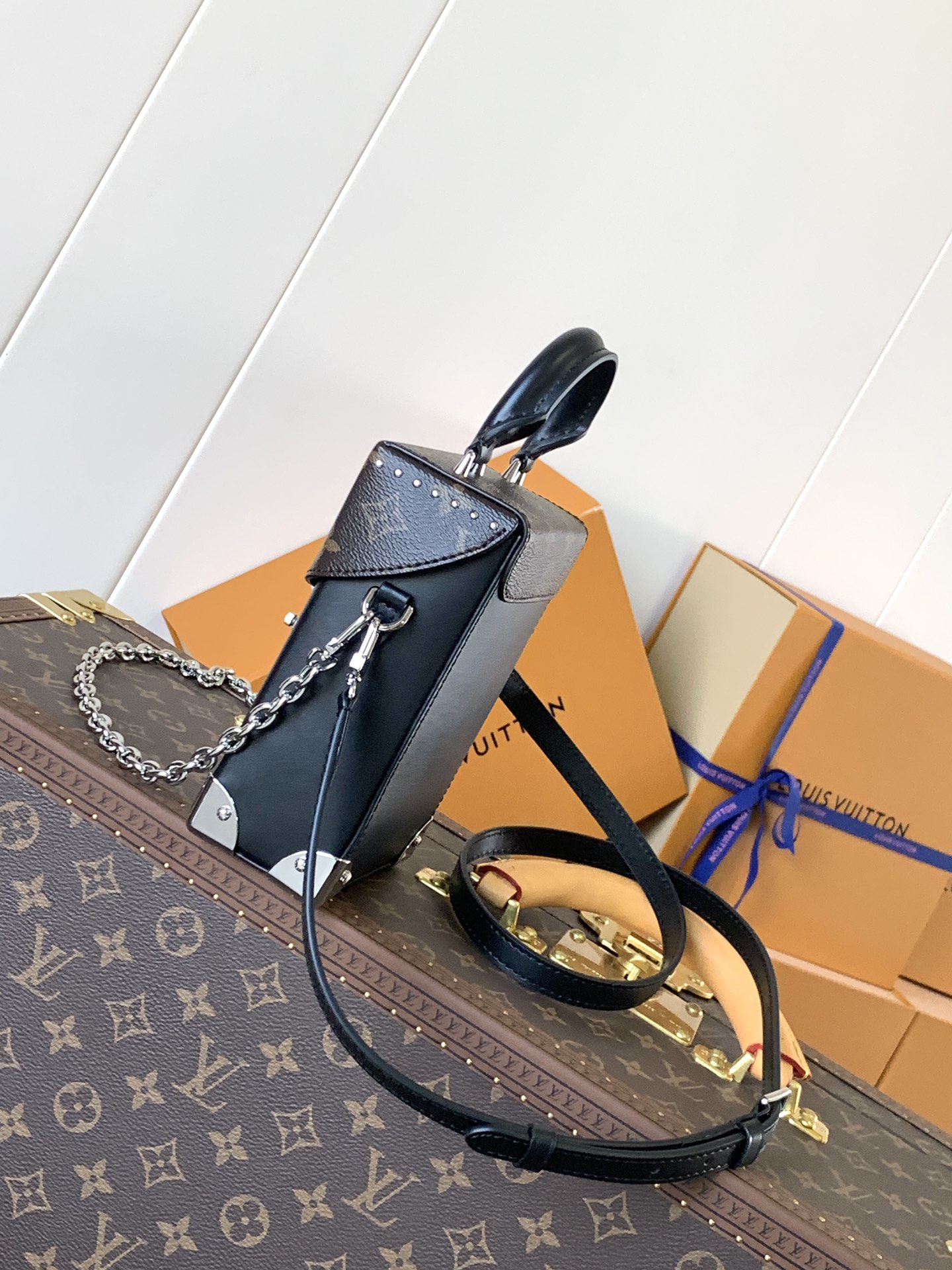 Louis Vuitton Basic Bag Cow Leather M-l-s