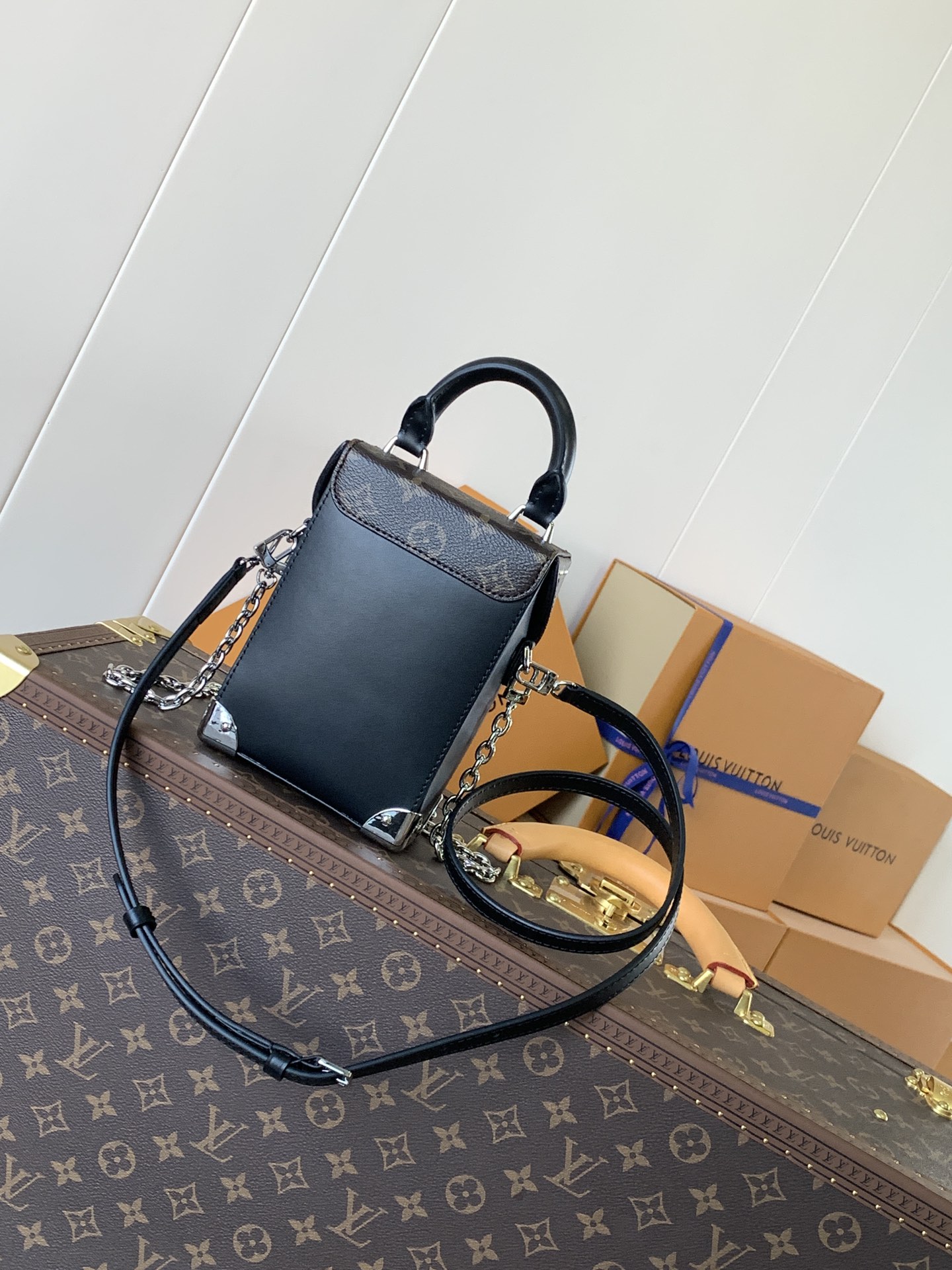 Louis Vuitton Basic Bag Cow Leather M-l-s