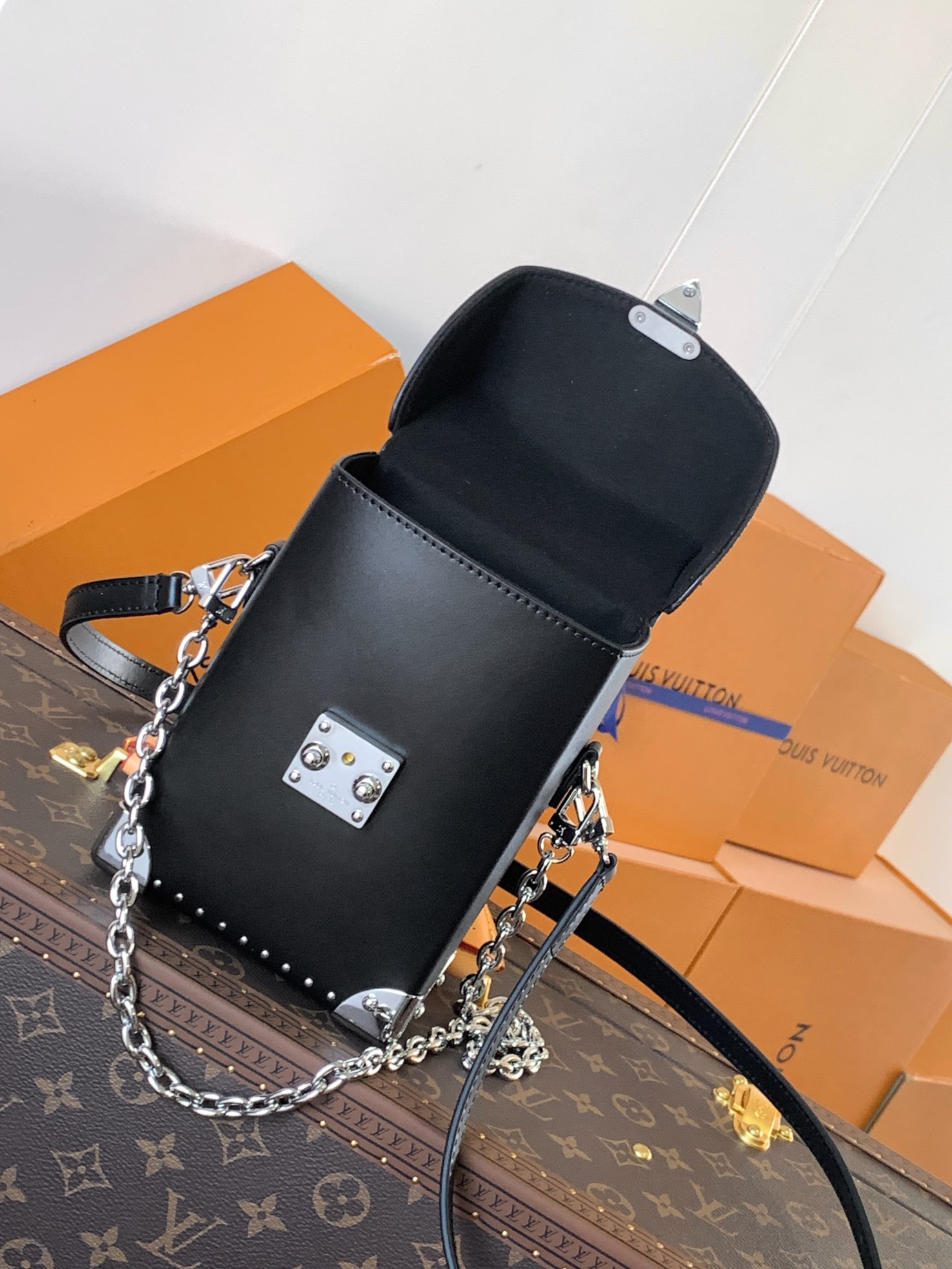 Louis Vuitton Basic Bag Cow Leather M-l-s