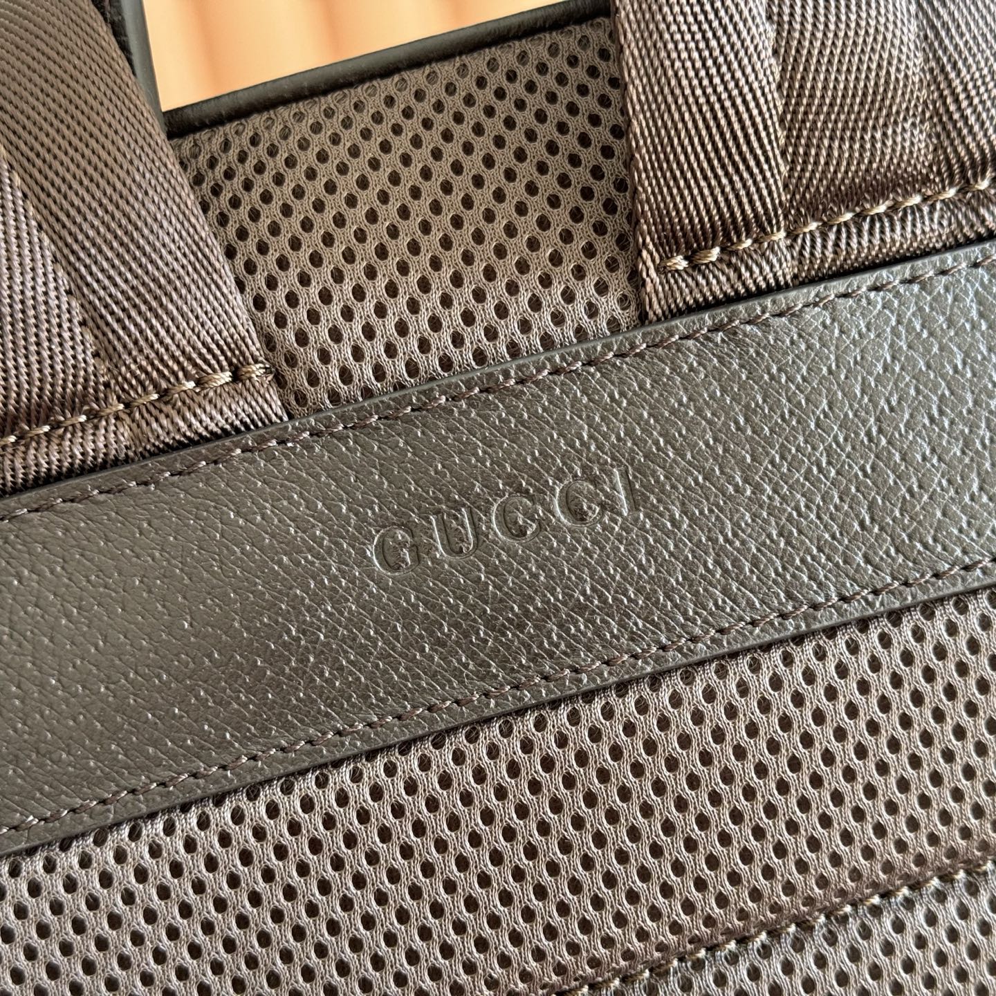 Gucci Backpack Canvas White M-s