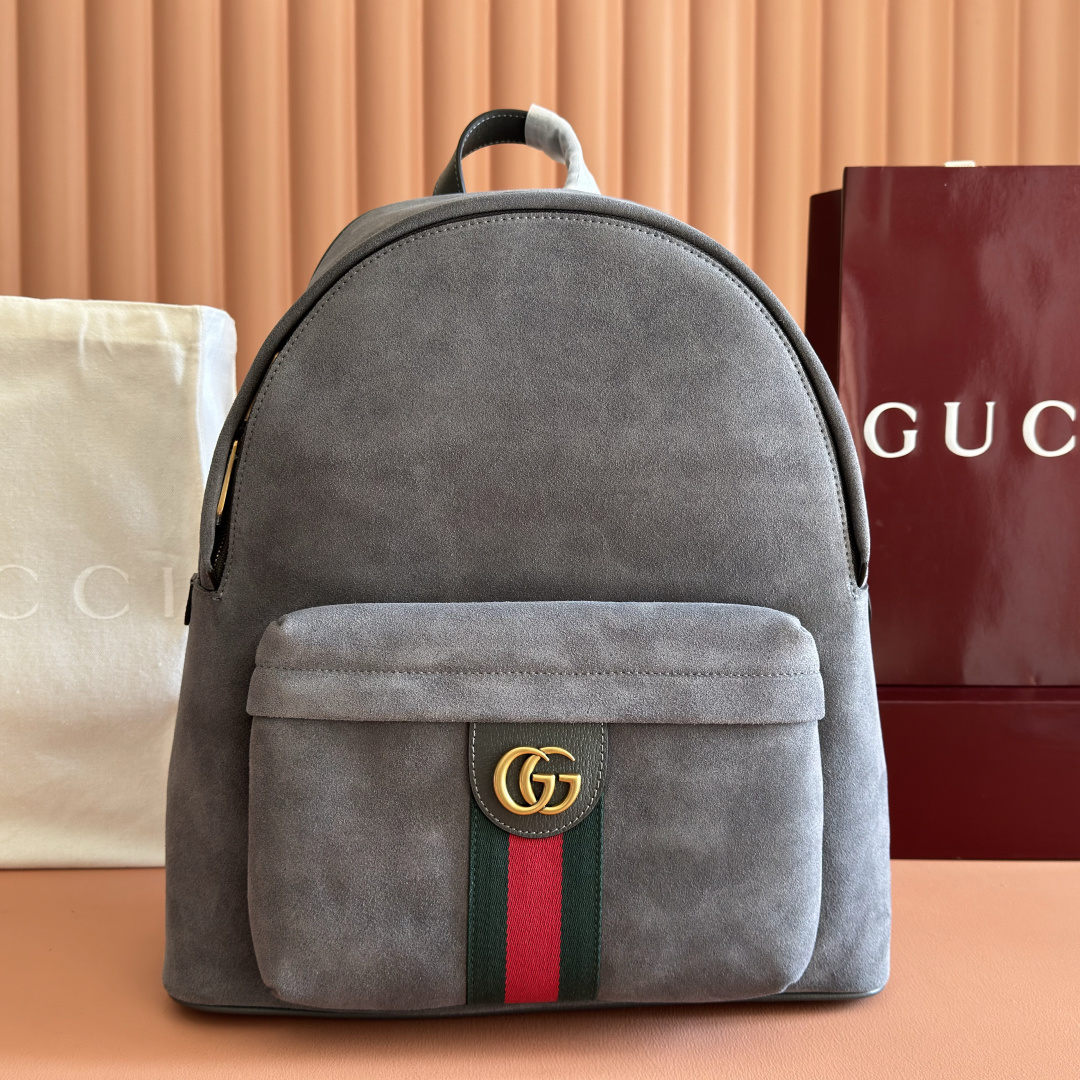 Gucci Backpack Canvas White M-s