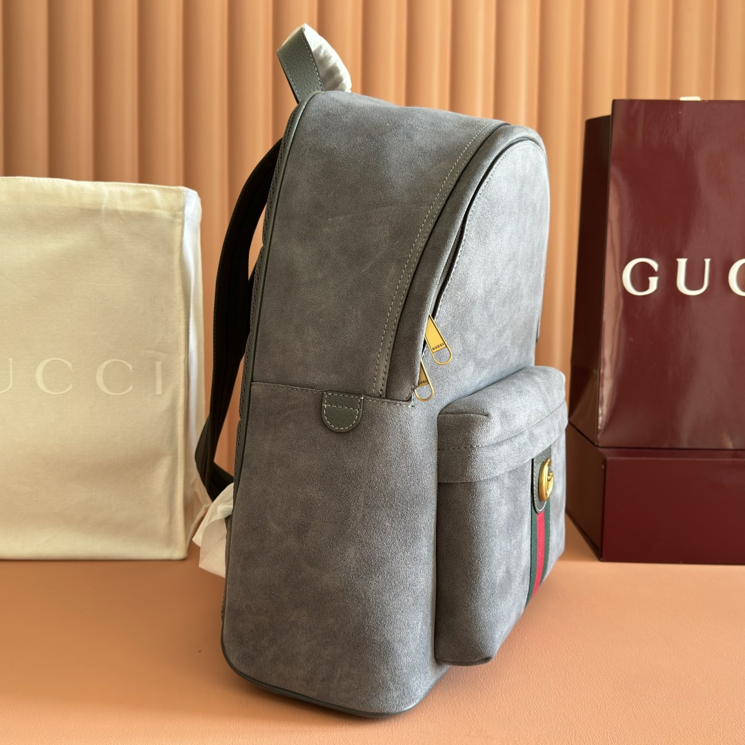 Gucci Backpack Canvas White M-s