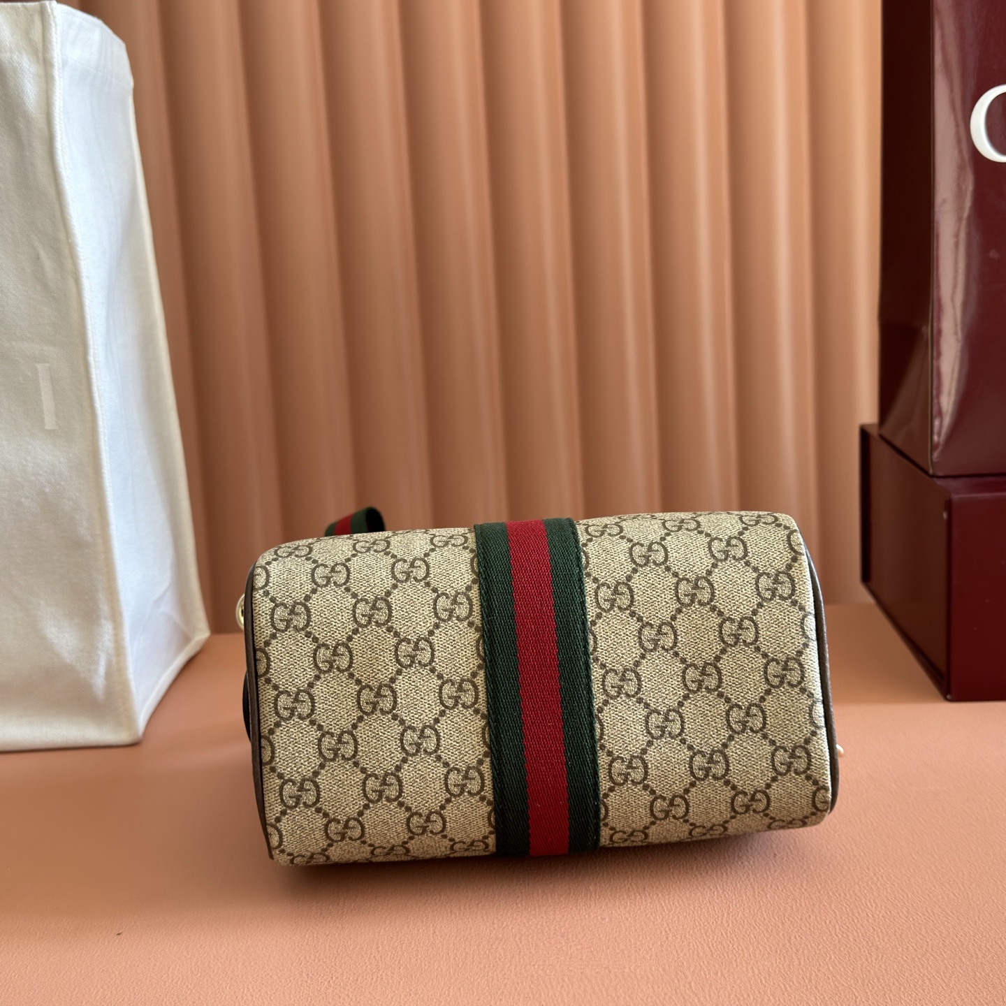 Gucci Basic Bag Canvas Brown L