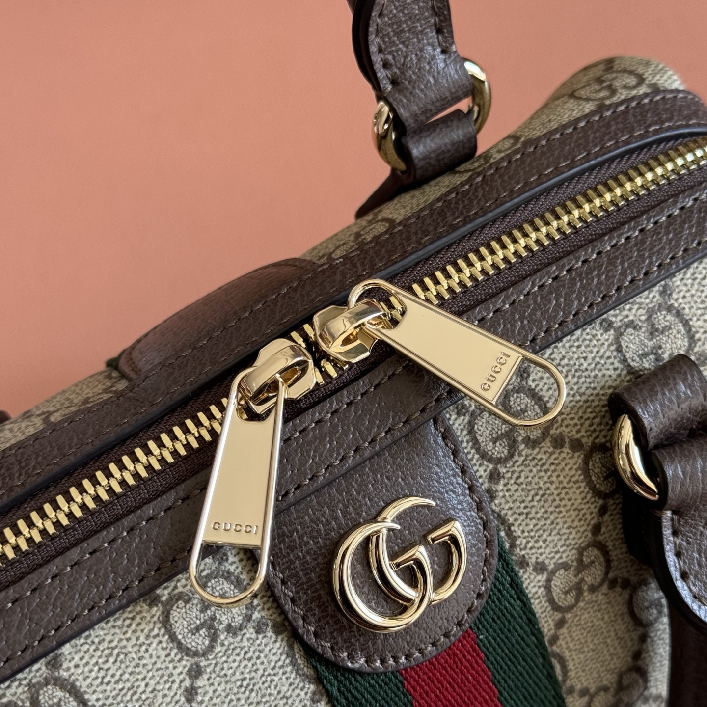 Gucci Basic Bag Canvas Brown L