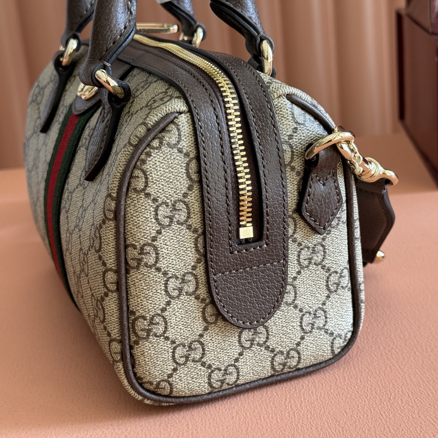 Gucci Basic Bag Canvas Brown L