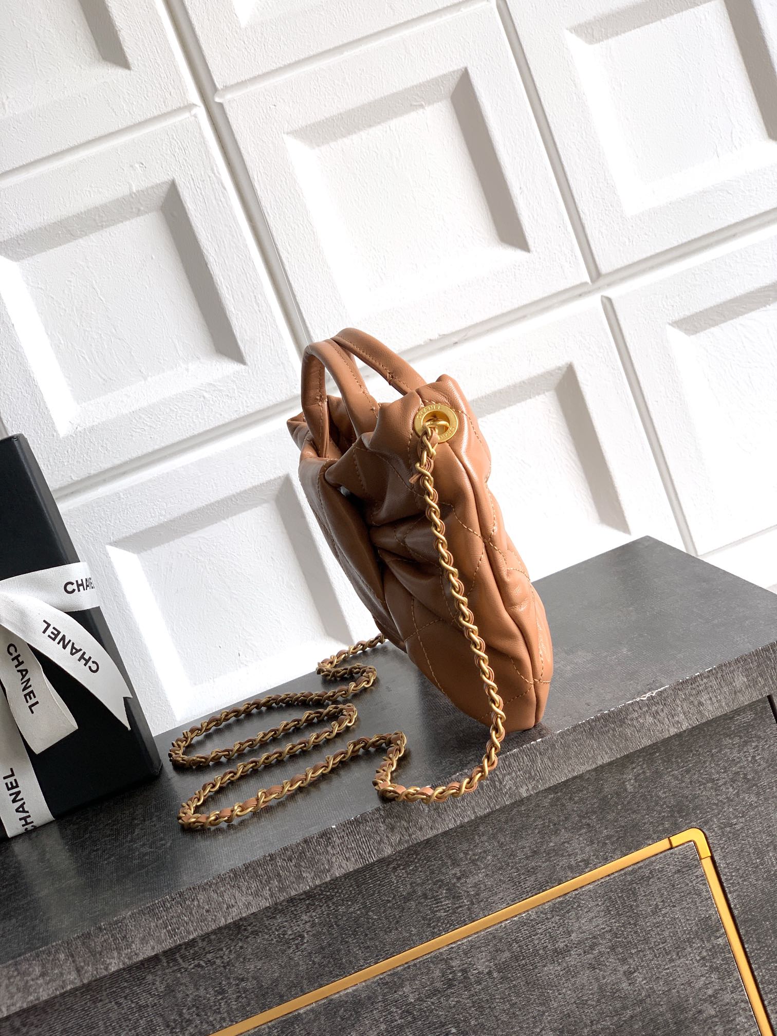 Chanel Female Basic Bag Sheepskin Black Waterproof M-l