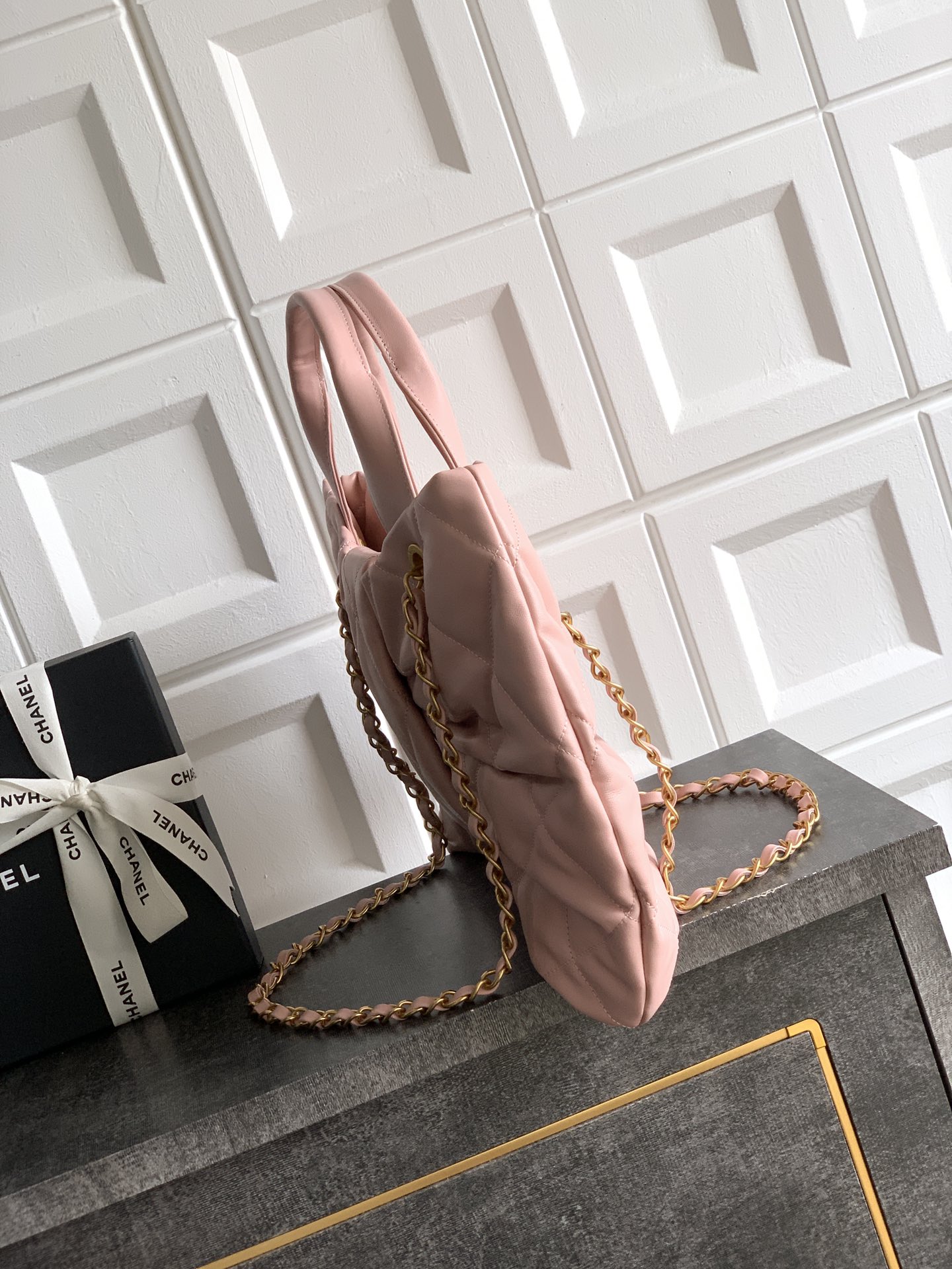 Chanel Female Basic Bag Sheepskin Black Waterproof L