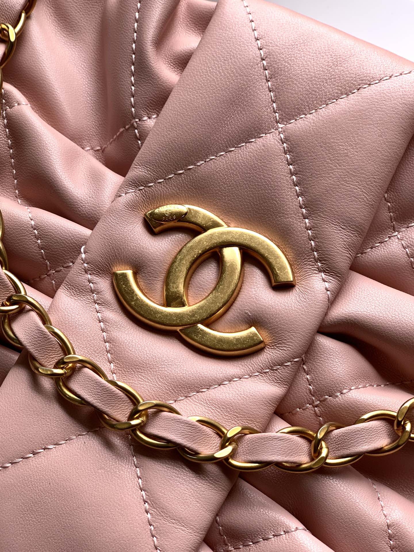 Chanel Female Basic Bag Sheepskin Black Waterproof L