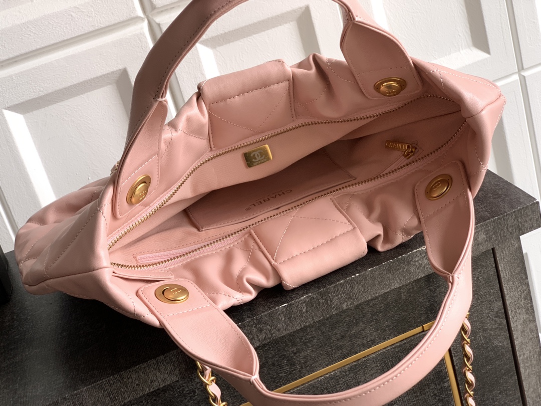 Chanel Female Basic Bag Sheepskin Black Waterproof L