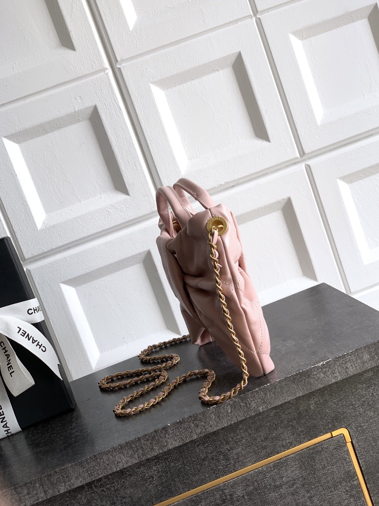 Chanel Female Basic Bag Sheepskin Black Waterproof M-l