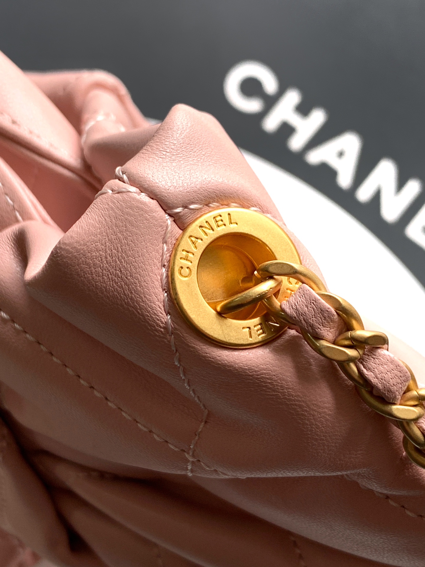 Chanel Female Basic Bag Sheepskin Black Waterproof M-l