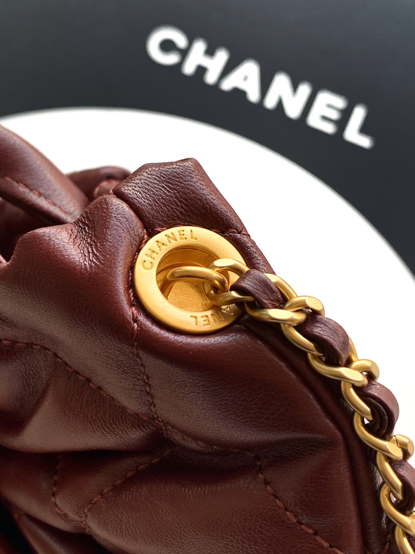 Chanel Female Basic Bag Sheepskin Black Waterproof M-l