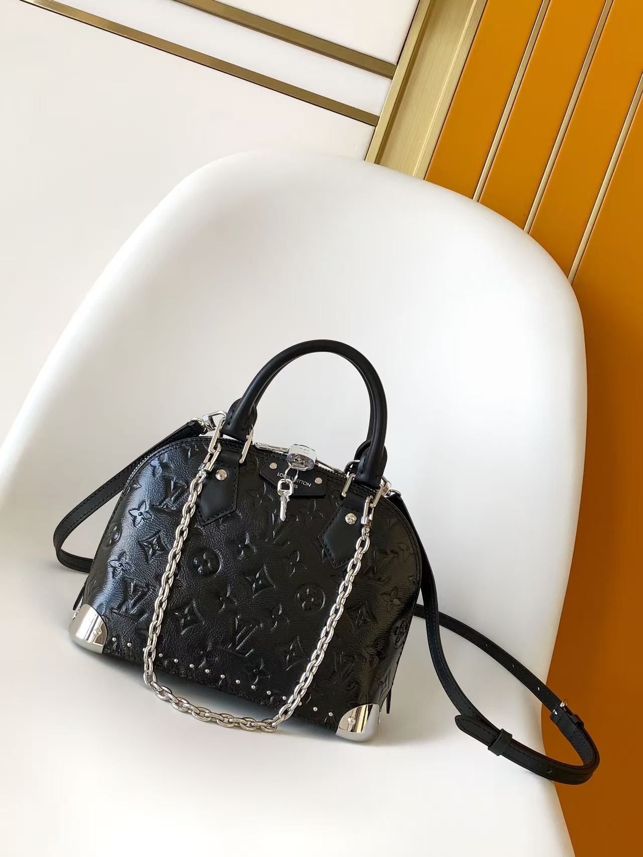 Louis Vuitton Basic Bag Cow Leather M-l-s