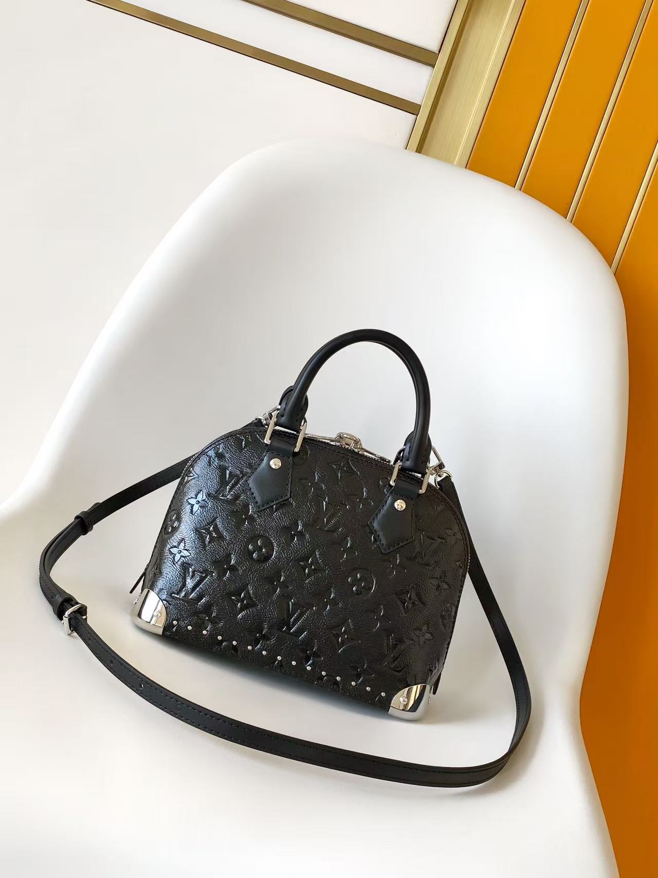 Louis Vuitton Basic Bag Cow Leather M-l-s