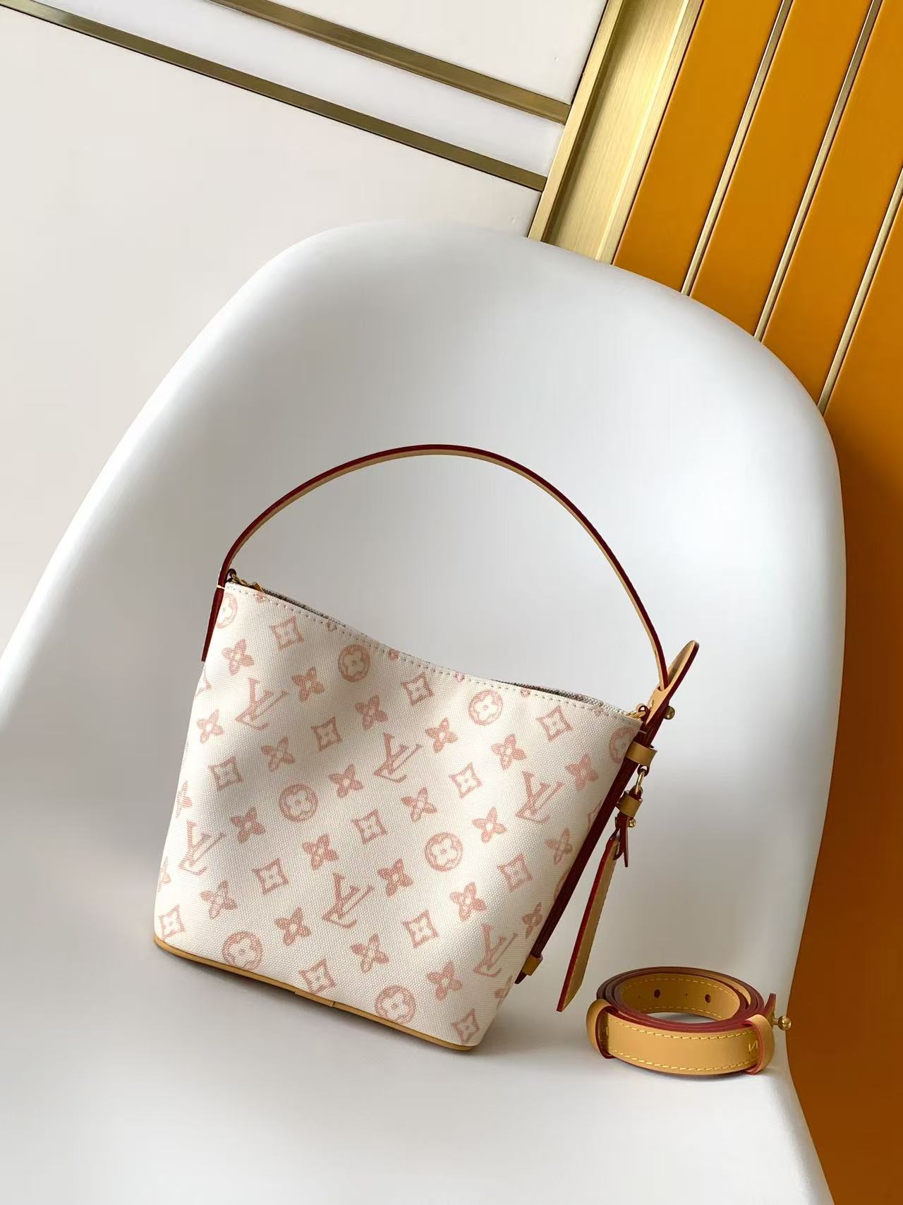 Louis Vuitton Basic Bag Cow Leather M-l