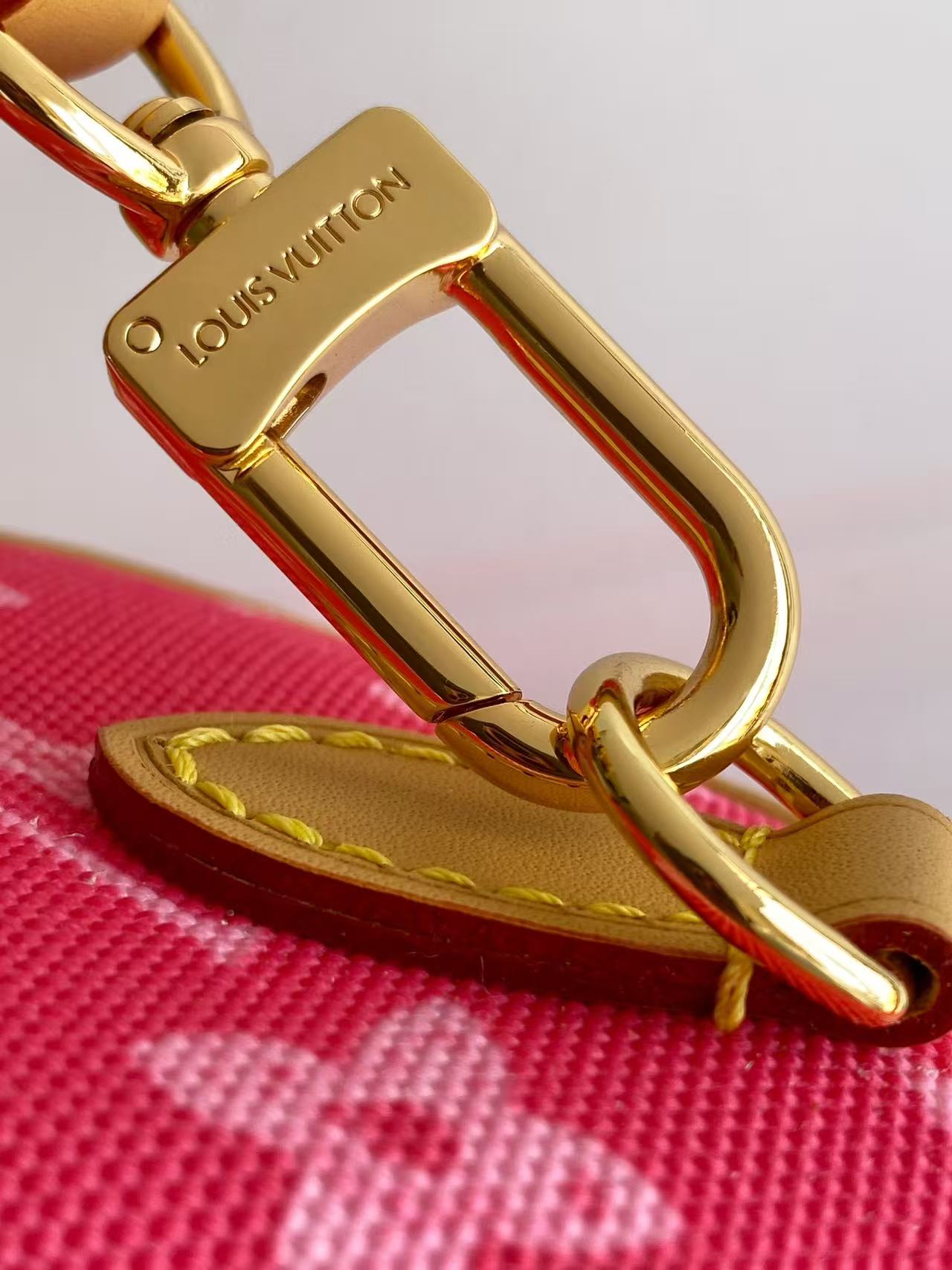 Louis Vuitton Basic Bag Cow Leather Blue M-s