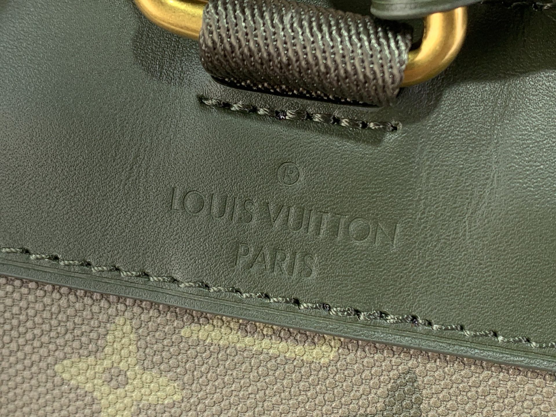 Louis Vuitton Backpack Cow Leather Brown M-l-s