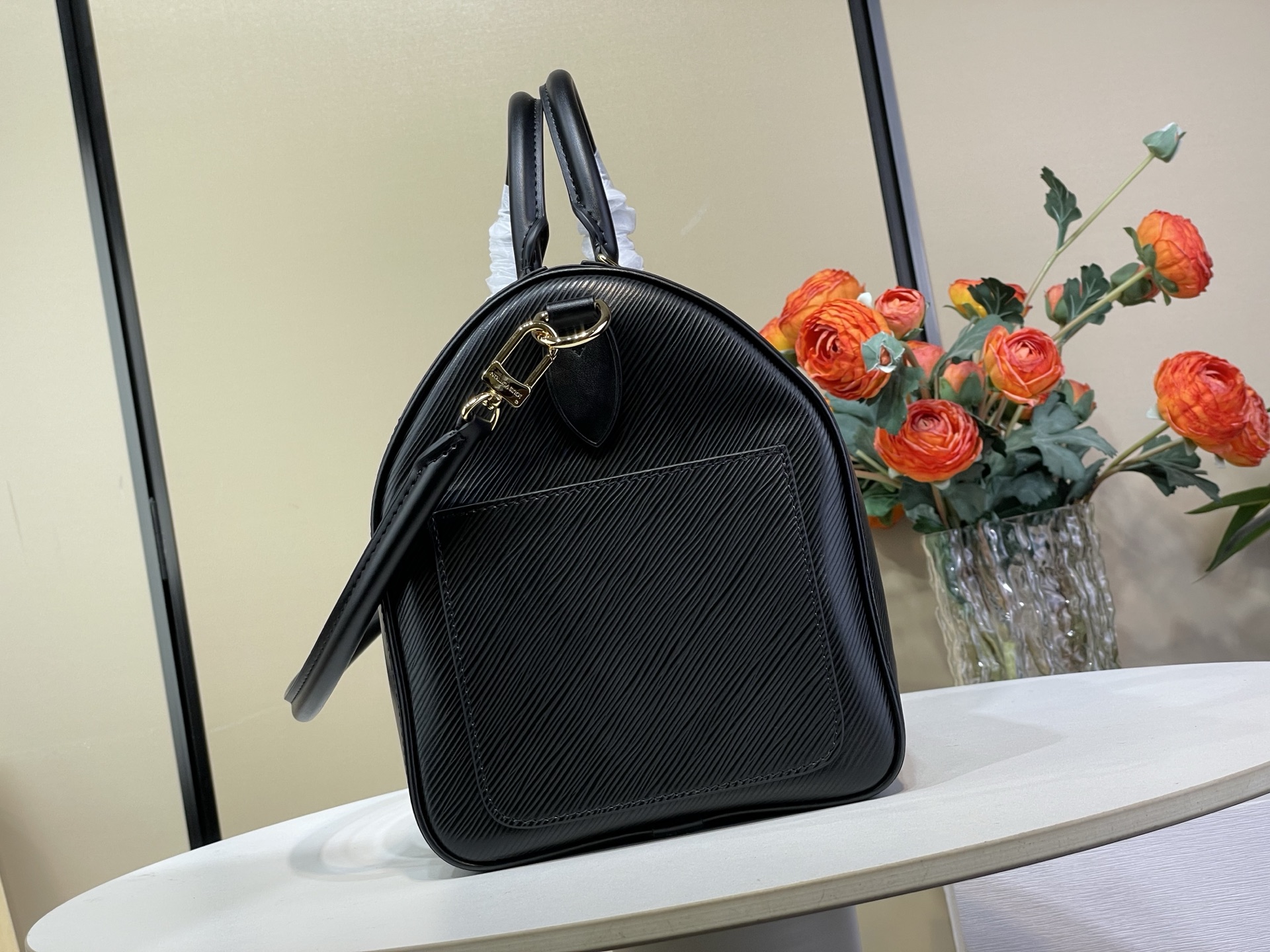 Louis Vuitton Basic Bag Canvas Black M-30cm-s