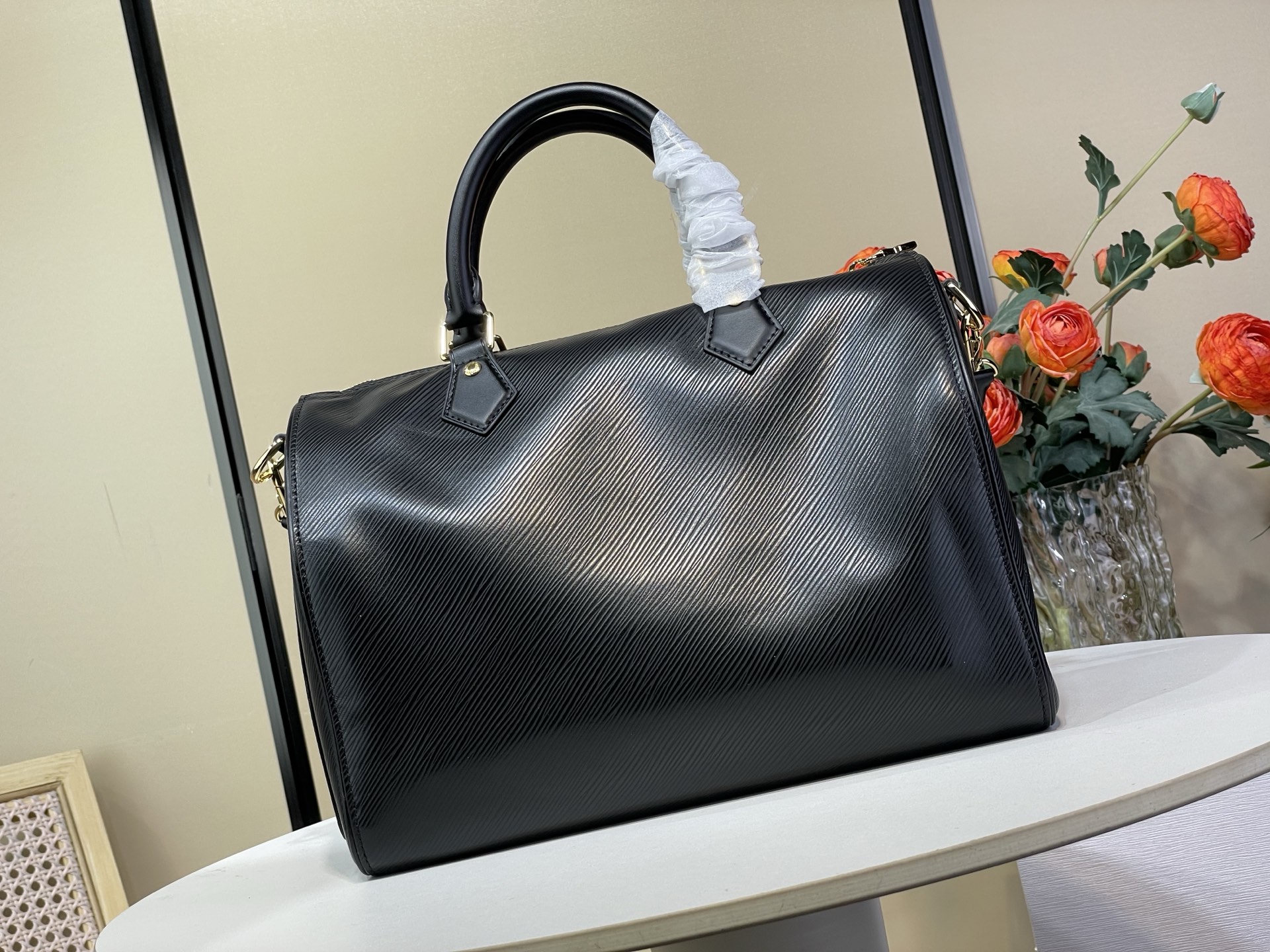 Louis Vuitton Basic Bag Canvas Black M-30cm-s