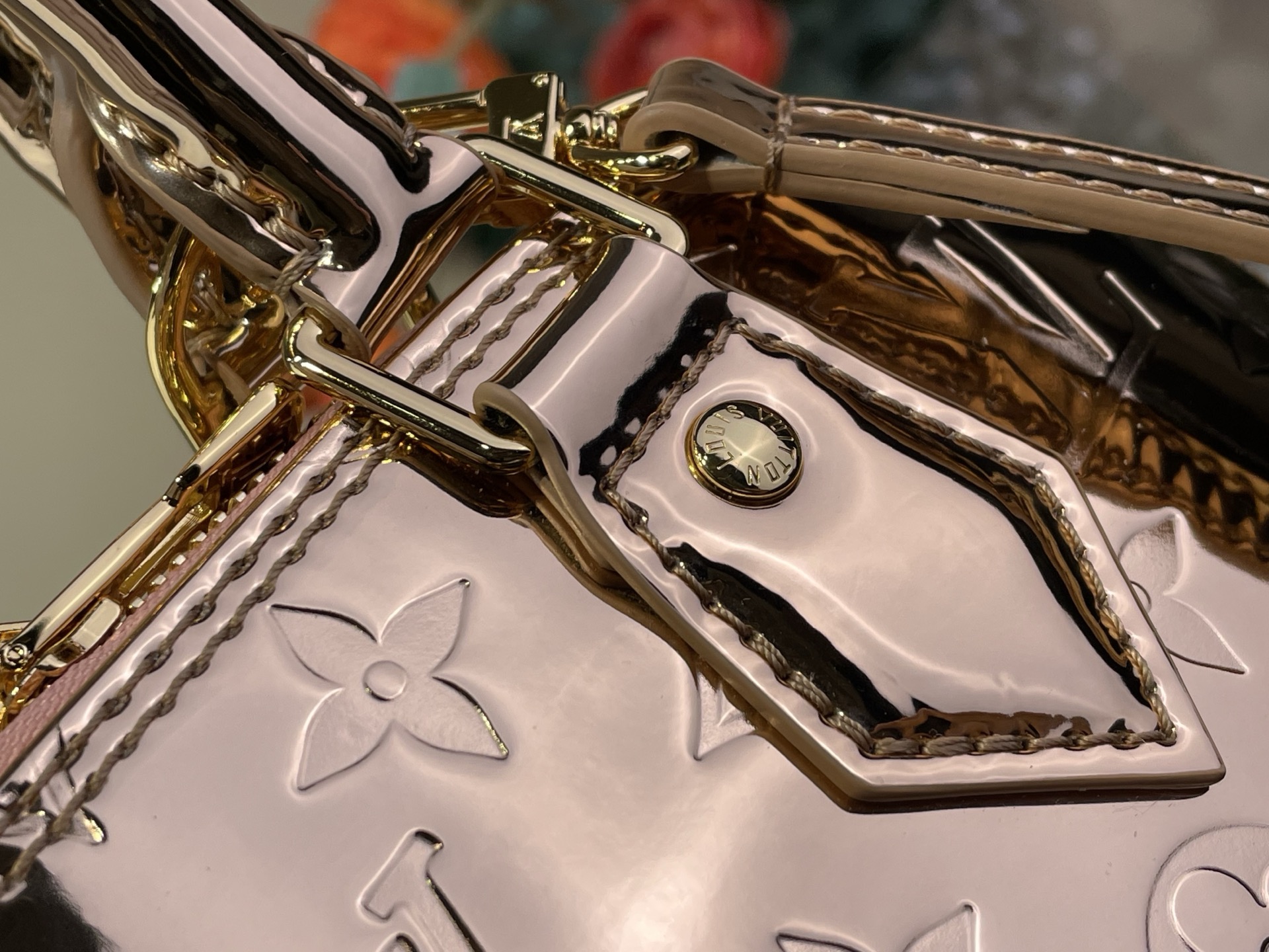 Louis Vuitton Basic Bag Canvas Silver M-l