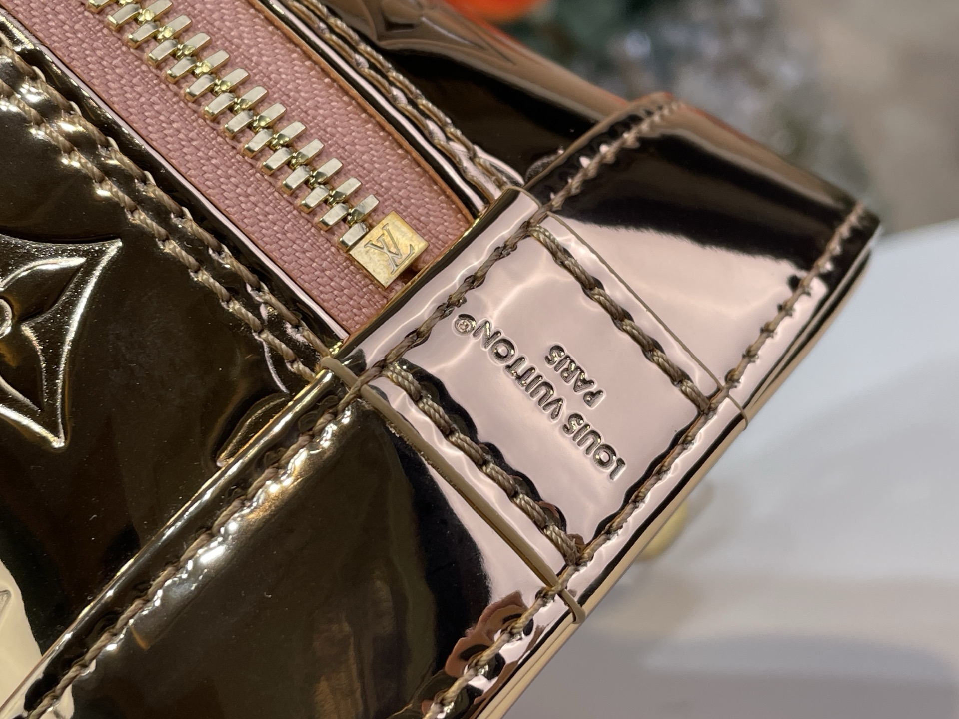 Louis Vuitton Basic Bag Canvas Silver M-l