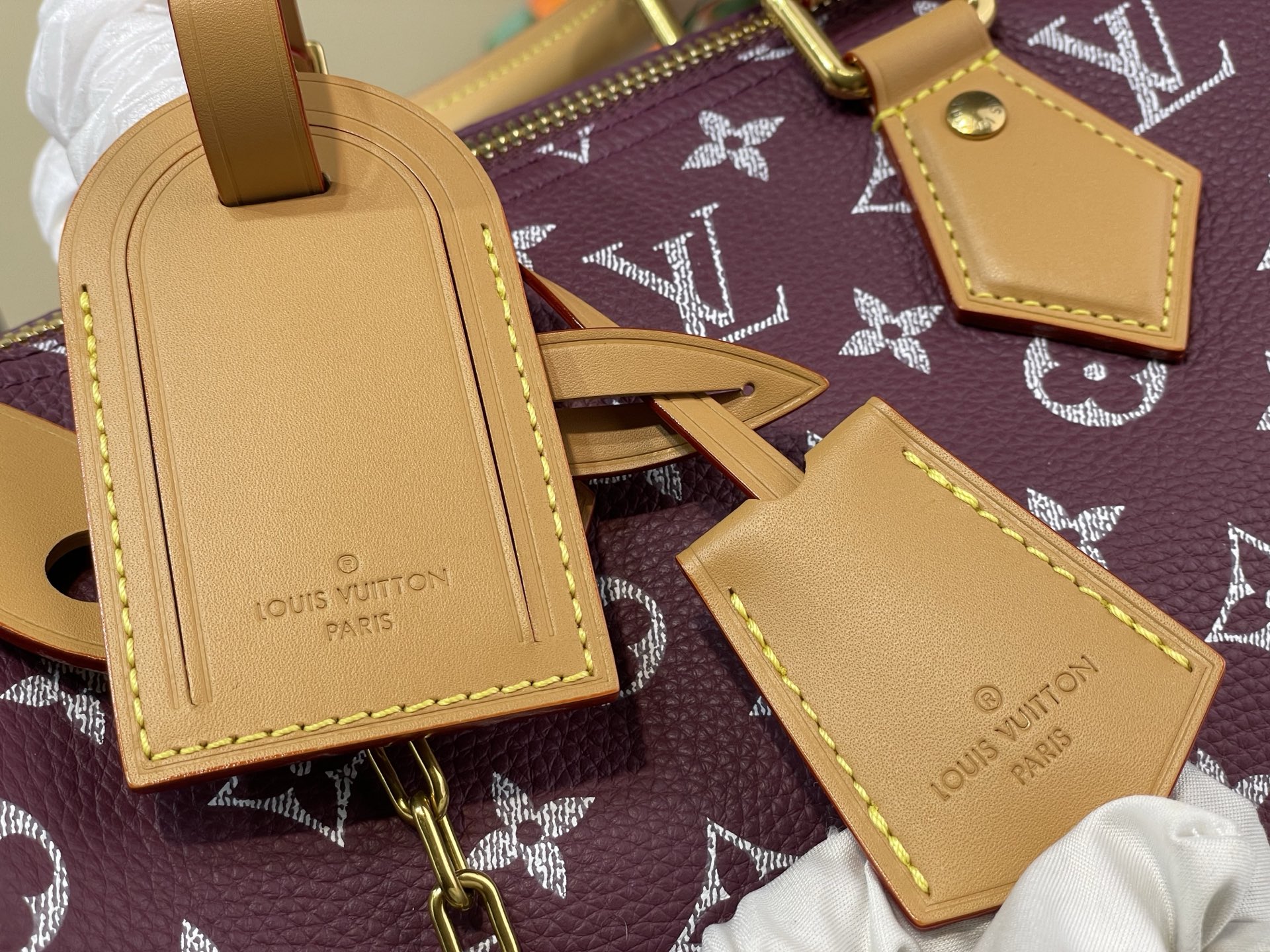 Louis Vuitton Basic Bag Cow Leather M-l-s