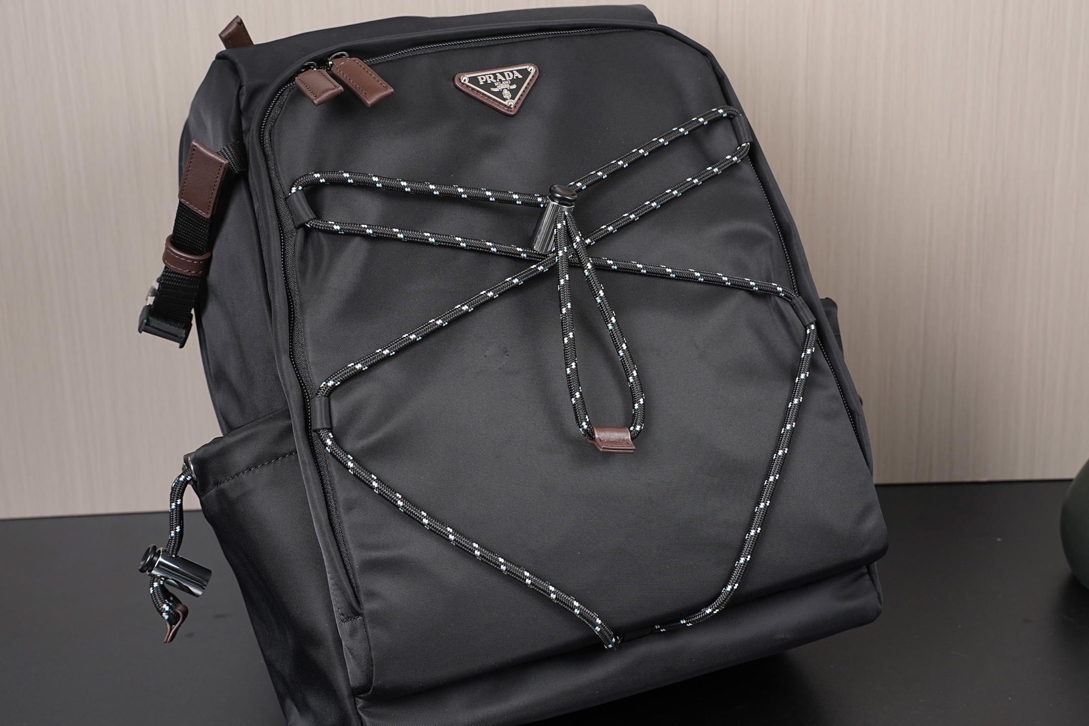 Prada Backpack Nylon Black L